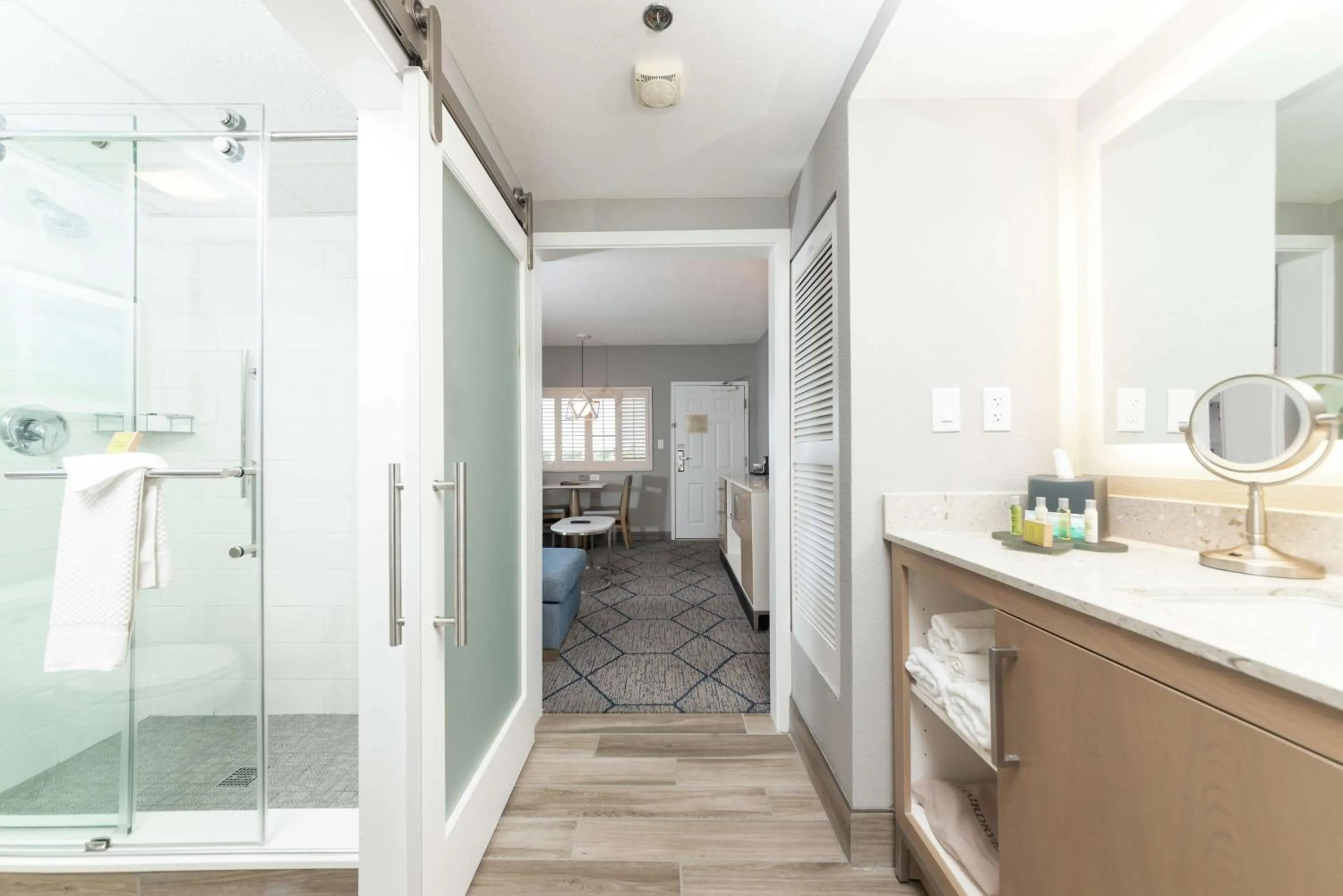 Bed in DoubleTree Suites by Hilton Melbourne Beach Oceanfront