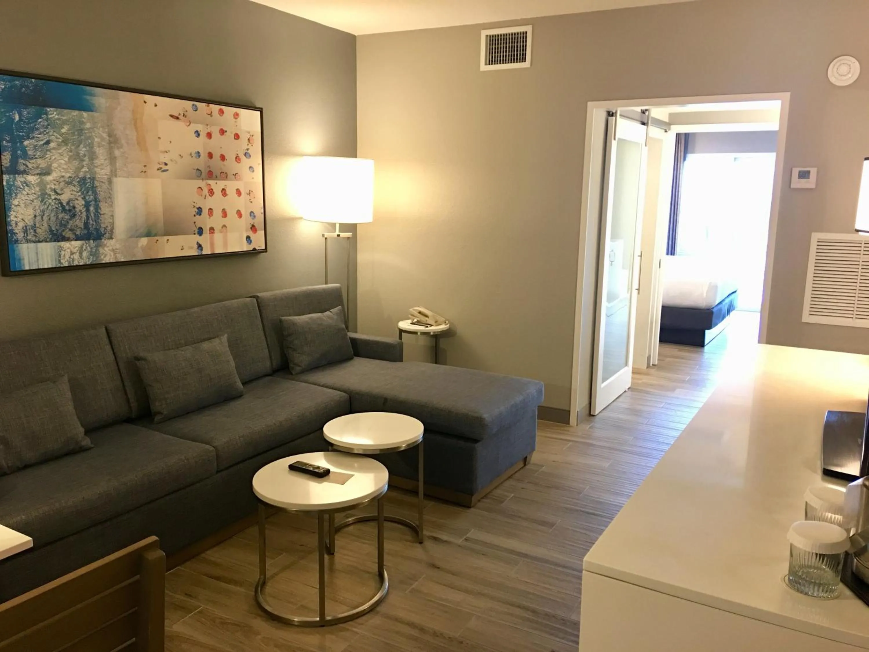 Living room in DoubleTree Suites by Hilton Melbourne Beach Oceanfront