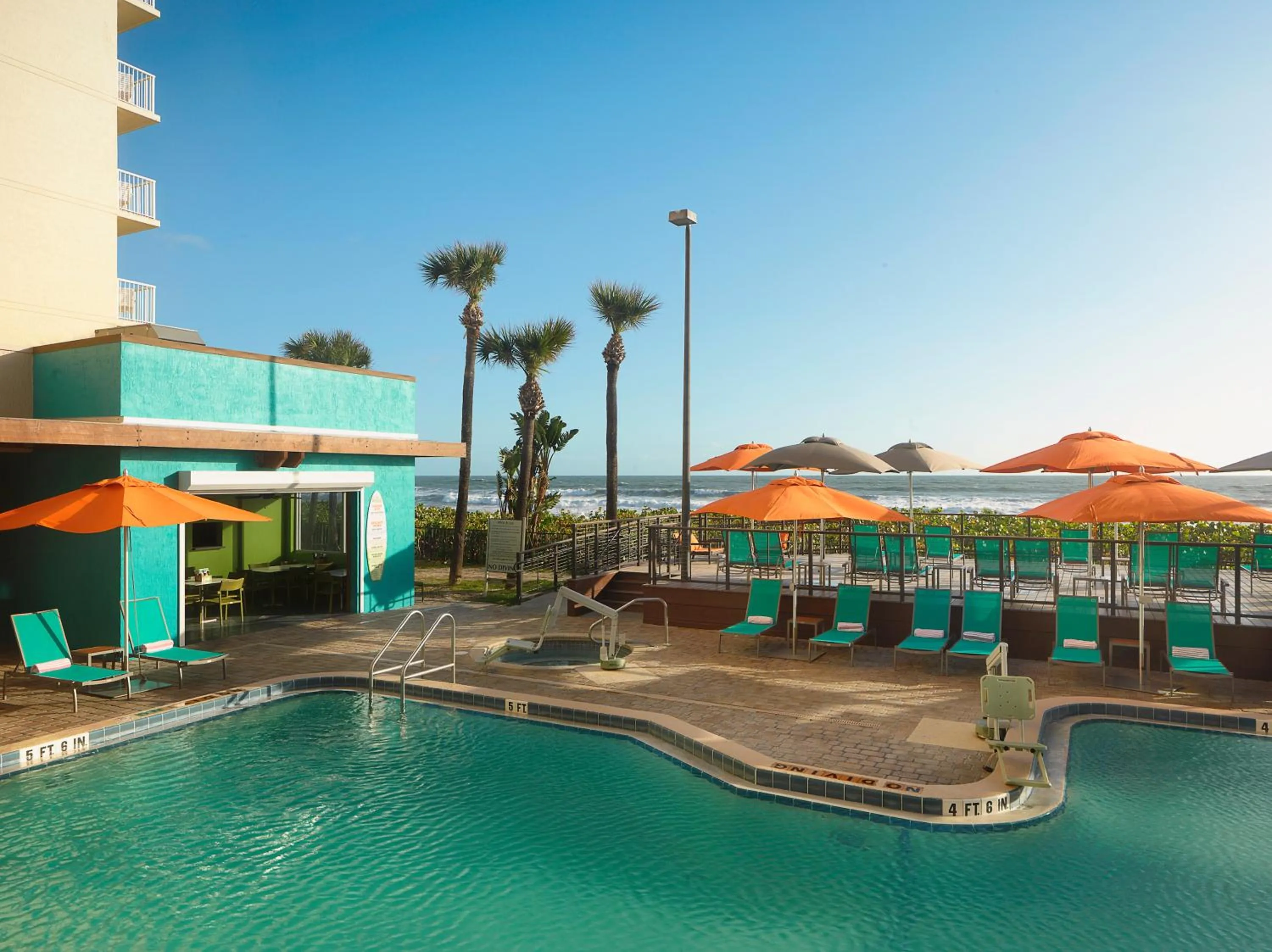 Swimming pool in DoubleTree Suites by Hilton Melbourne Beach Oceanfront