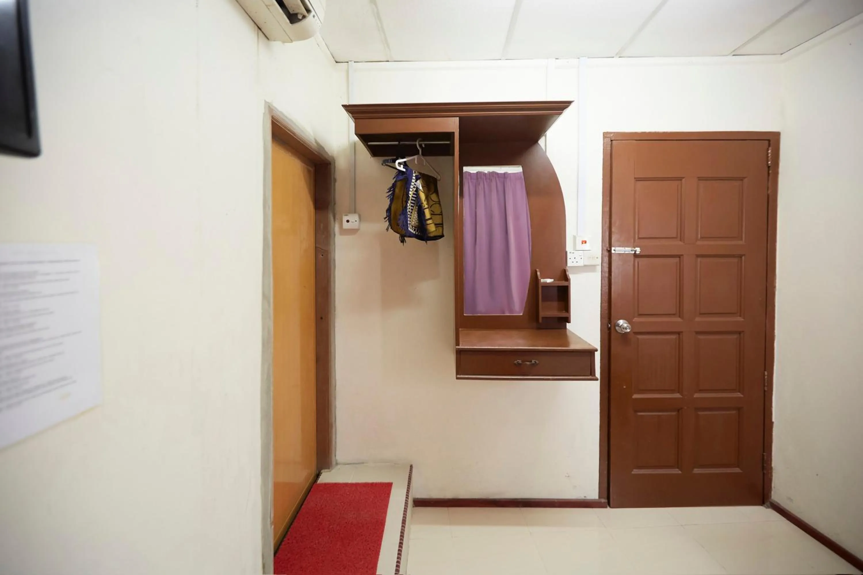 wardrobe in Jerteh Hotel, Terengganu