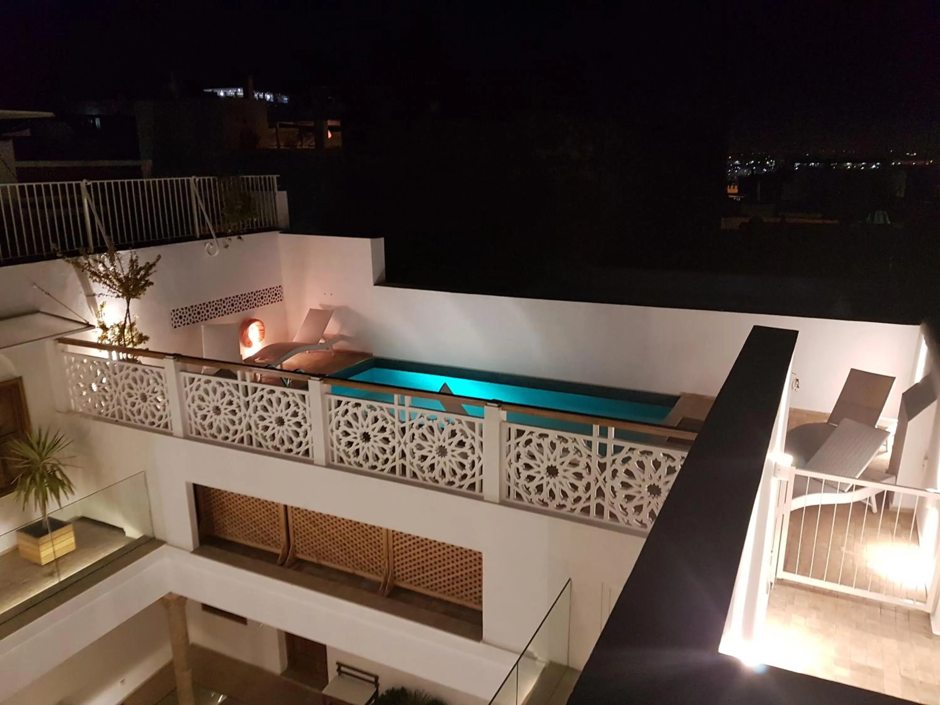 Pool view in Dar Shâan