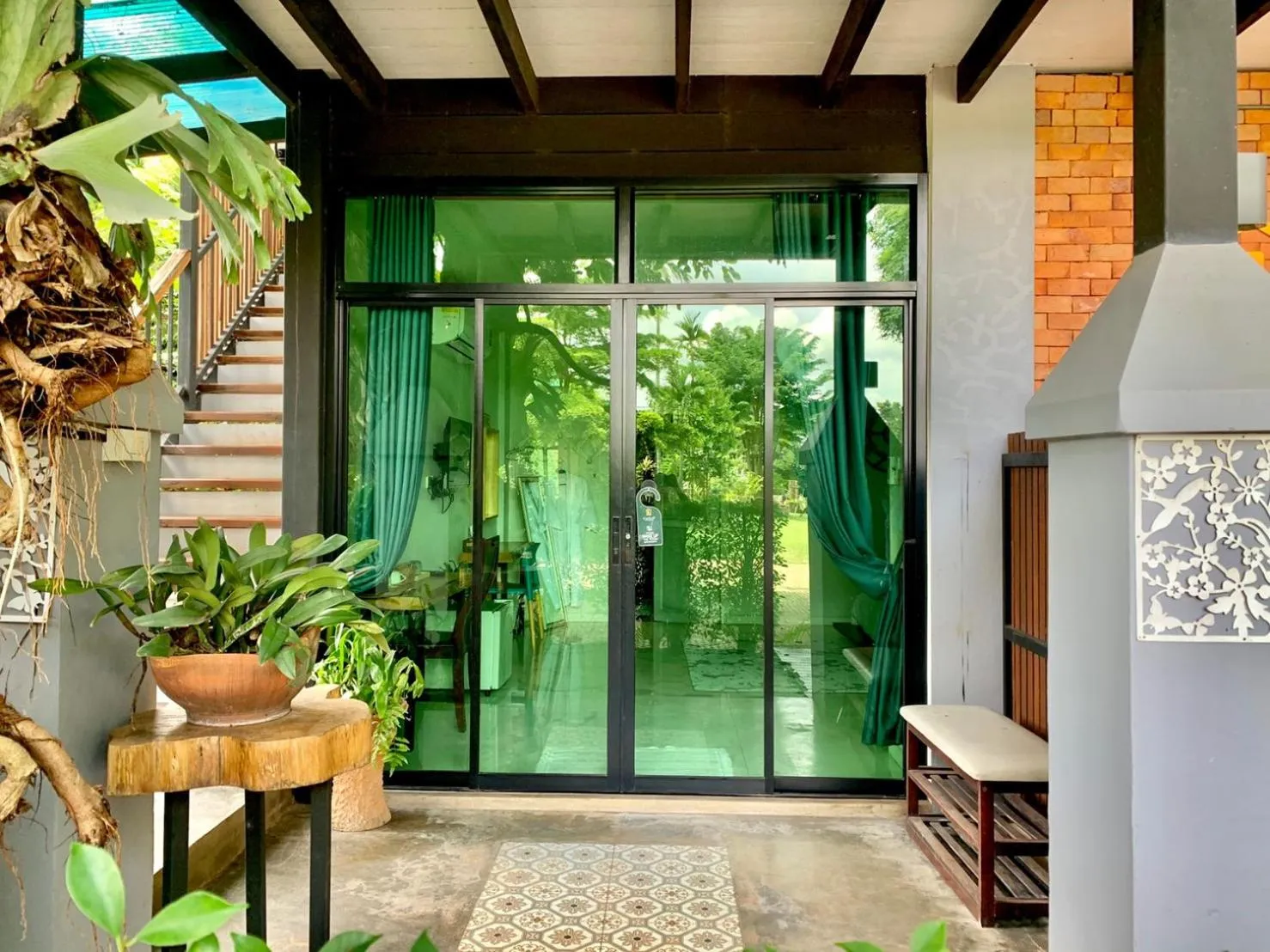 Patio in Nan Rim Nam Resort