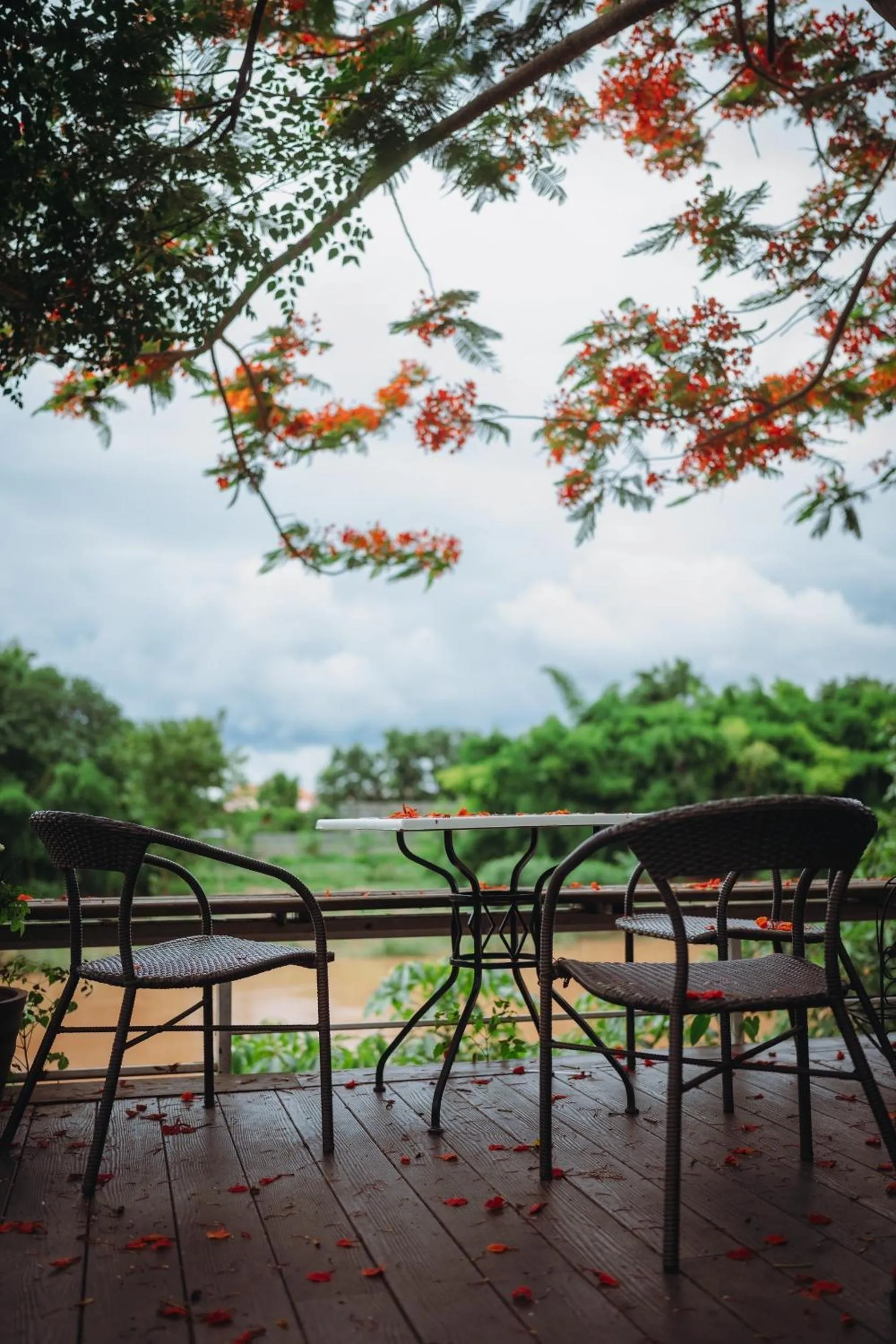 Patio in Nan Rim Nam Resort