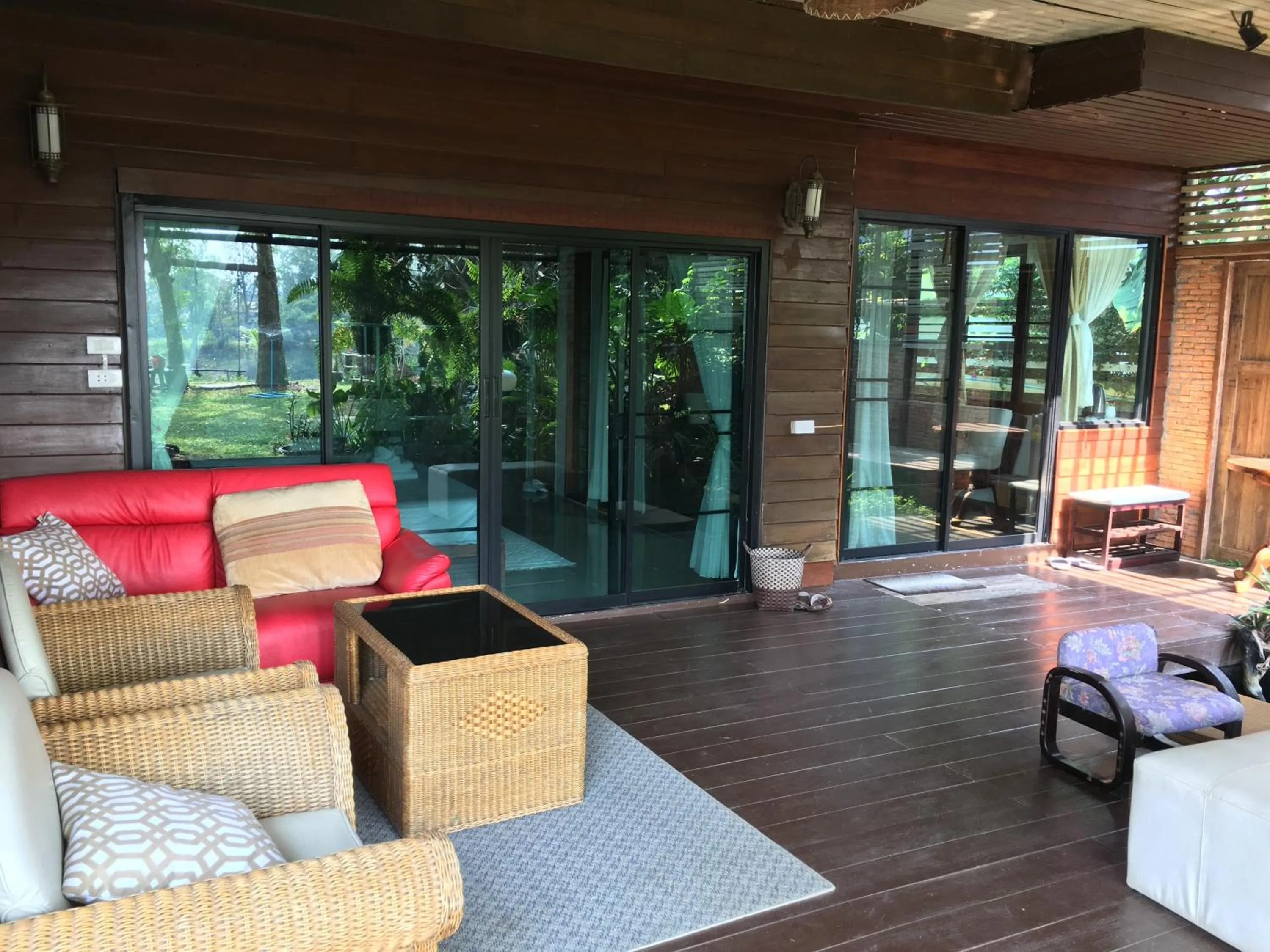 Patio in Nan Rim Nam Resort