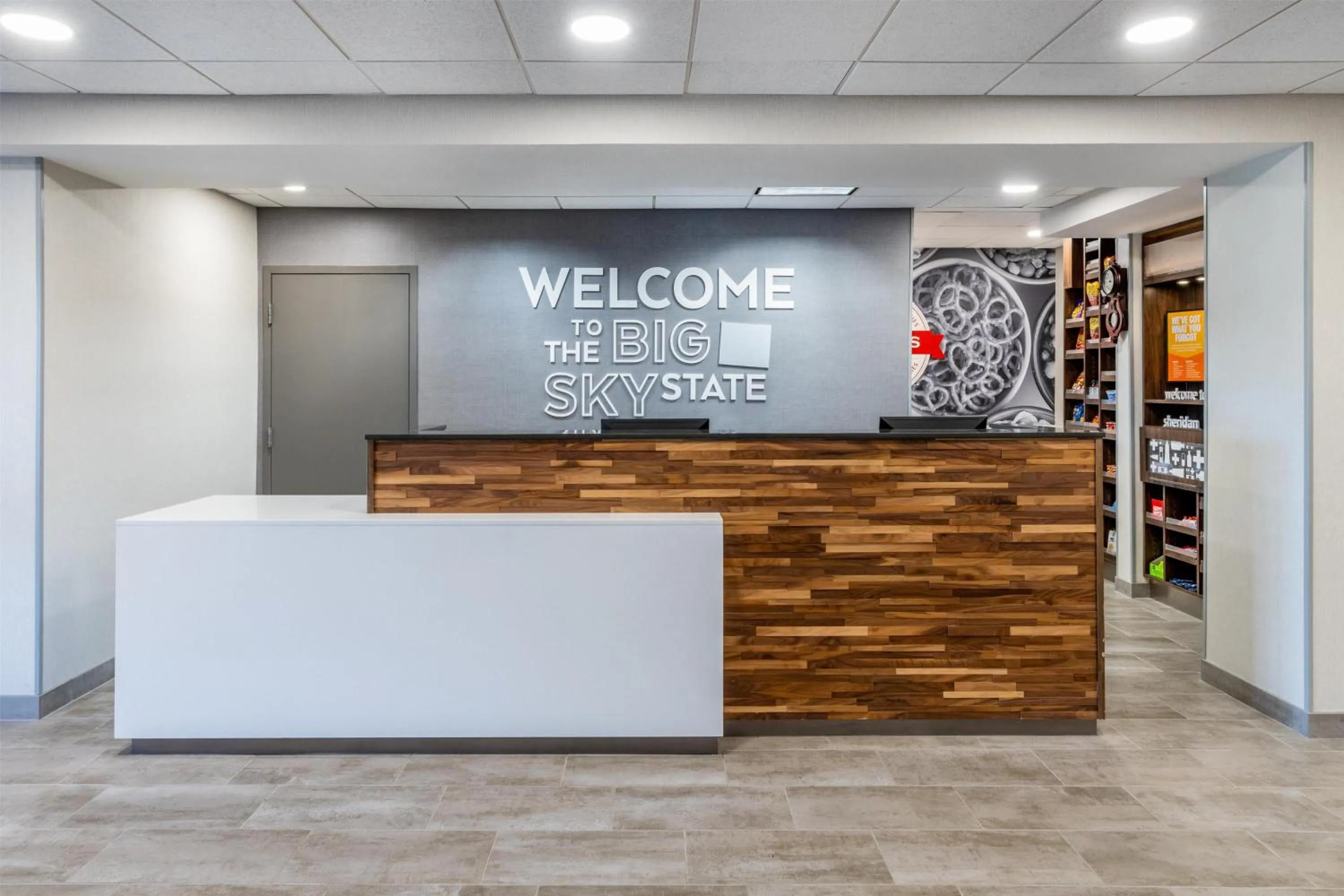 Lobby or reception in Hampton Inn Sheridan