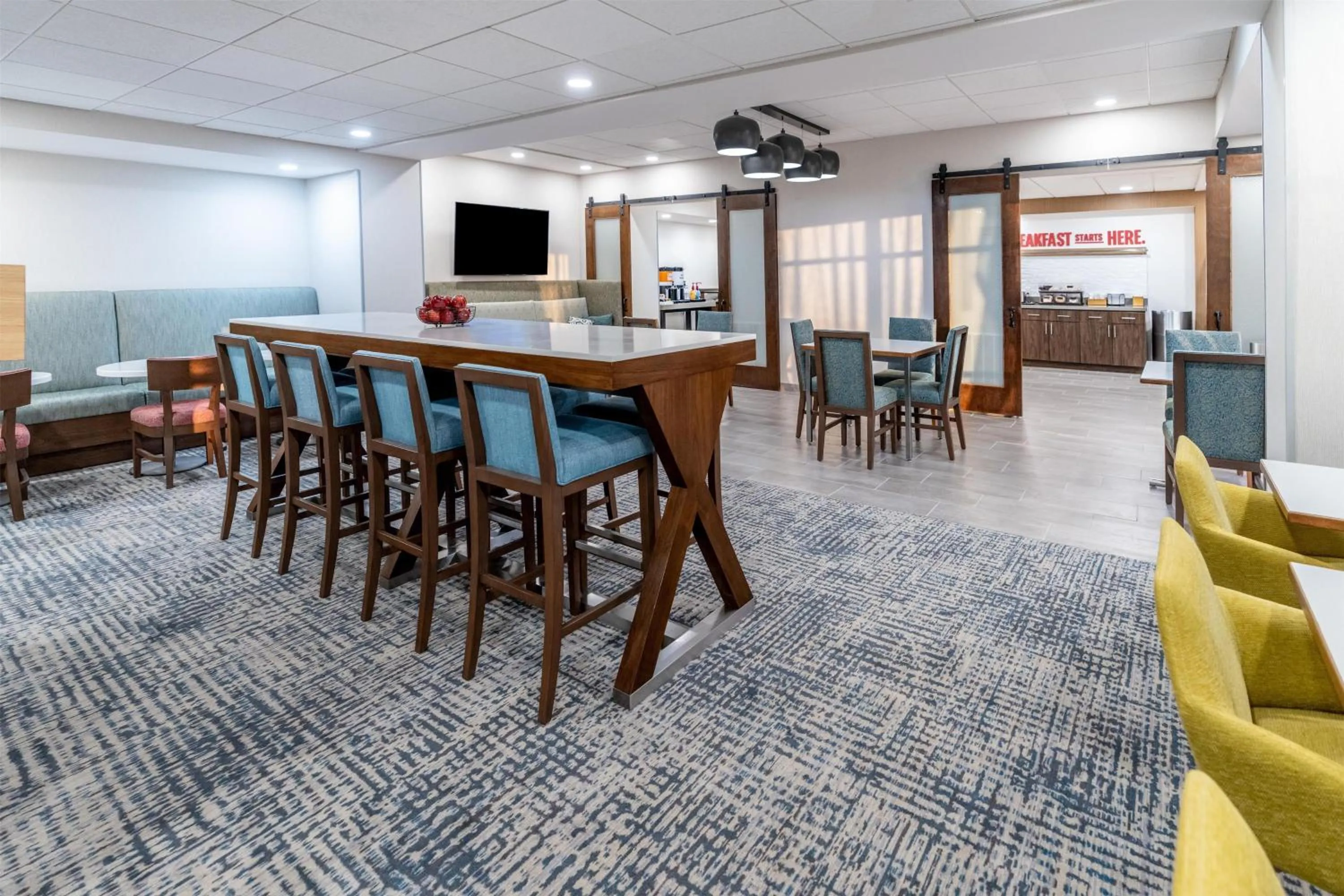 Breakfast in Hampton Inn Sheridan