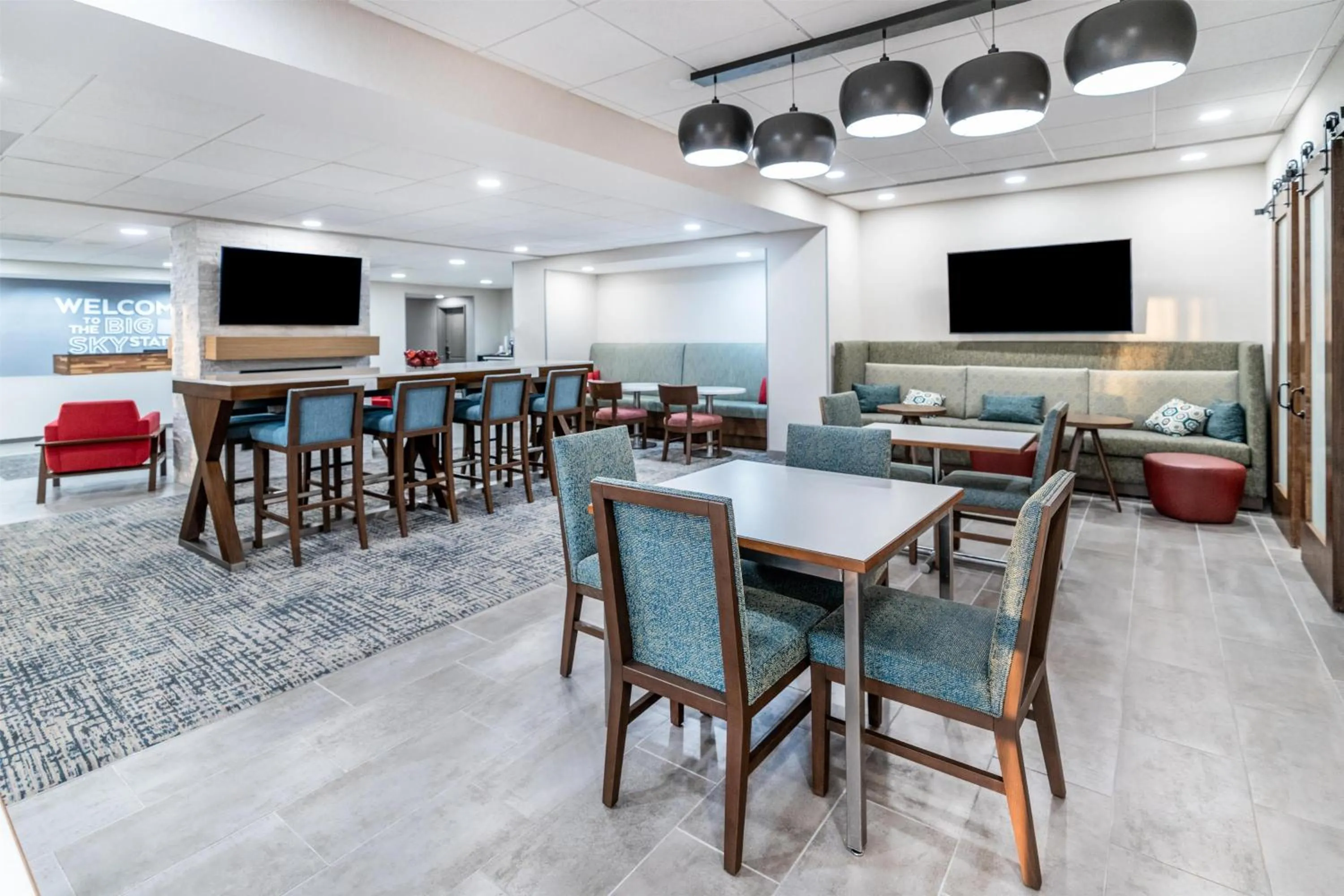 Breakfast in Hampton Inn Sheridan