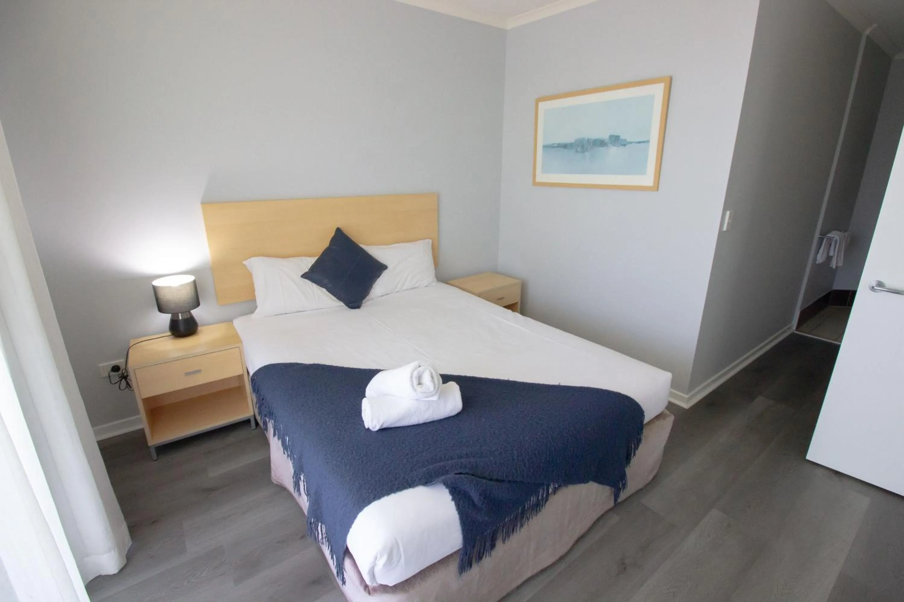 Bed in Caloundra Central Apartment Hotel Official