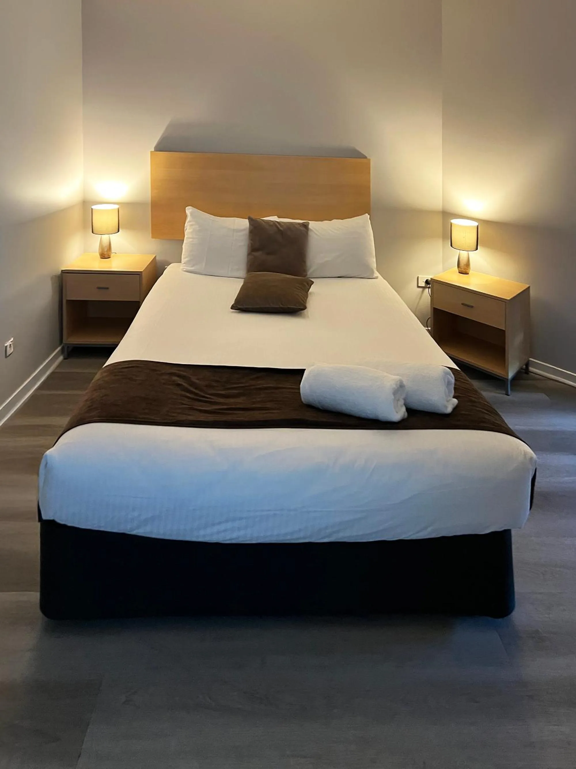 Bedroom, Bed in Caloundra Central Apartment Hotel Official