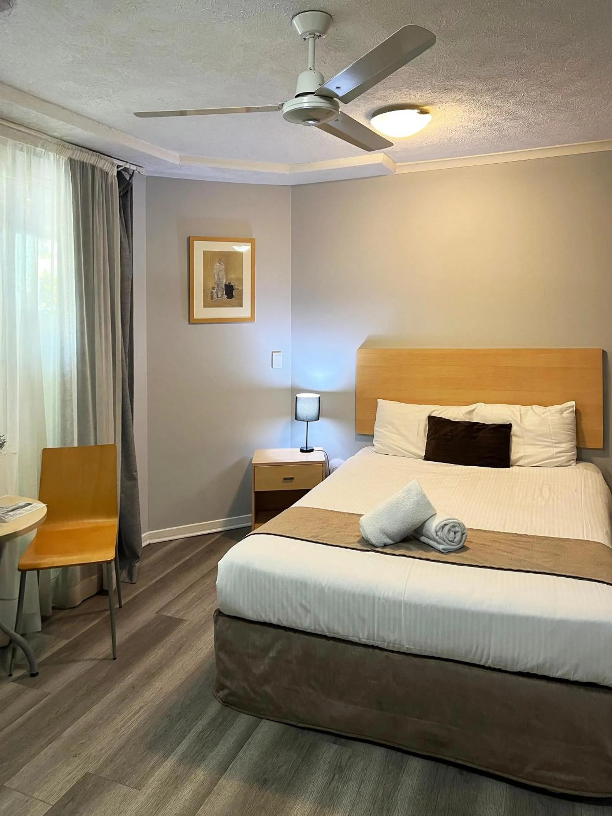 Bedroom, Bed in Caloundra Central Apartment Hotel Official