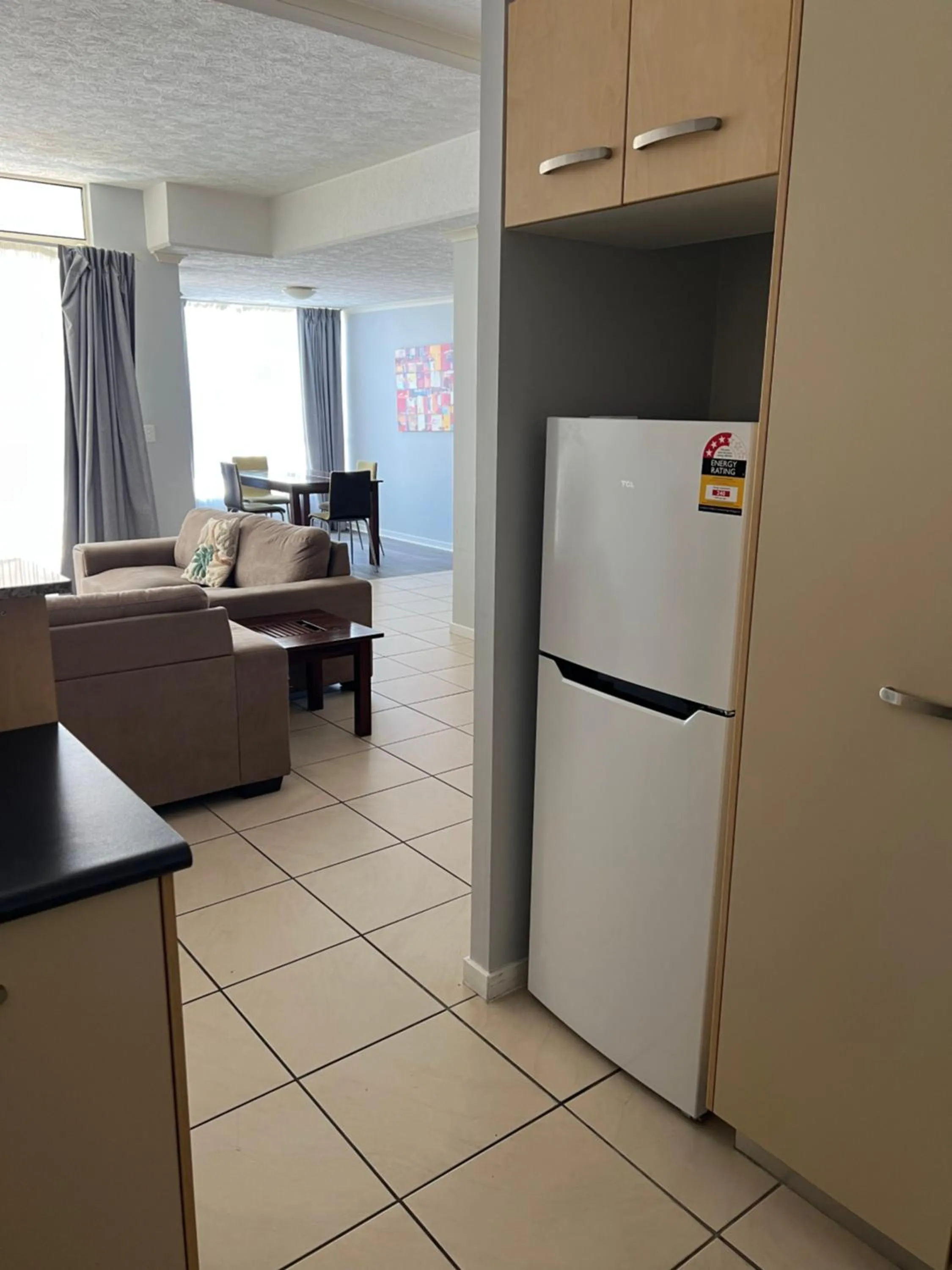 Kitchen or kitchenette in Caloundra Central Apartment Hotel Official