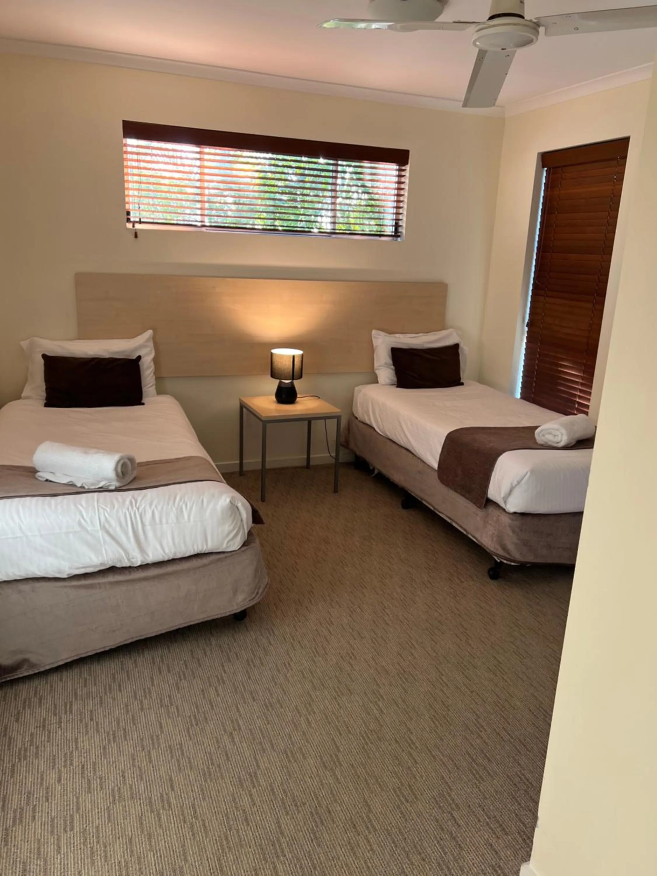 Bedroom, Bed in Caloundra Central Apartment Hotel Official