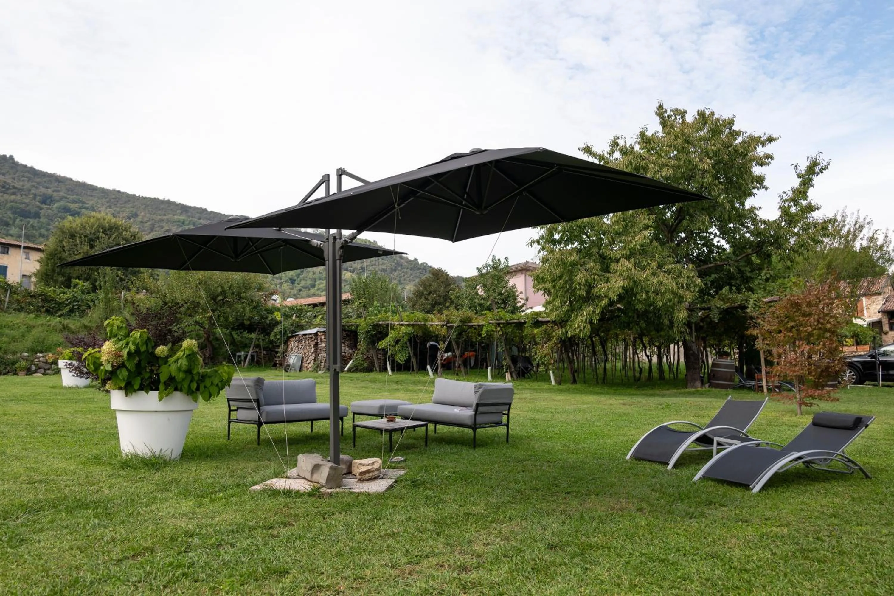 Garden in La terrazza sulle vigne B&B