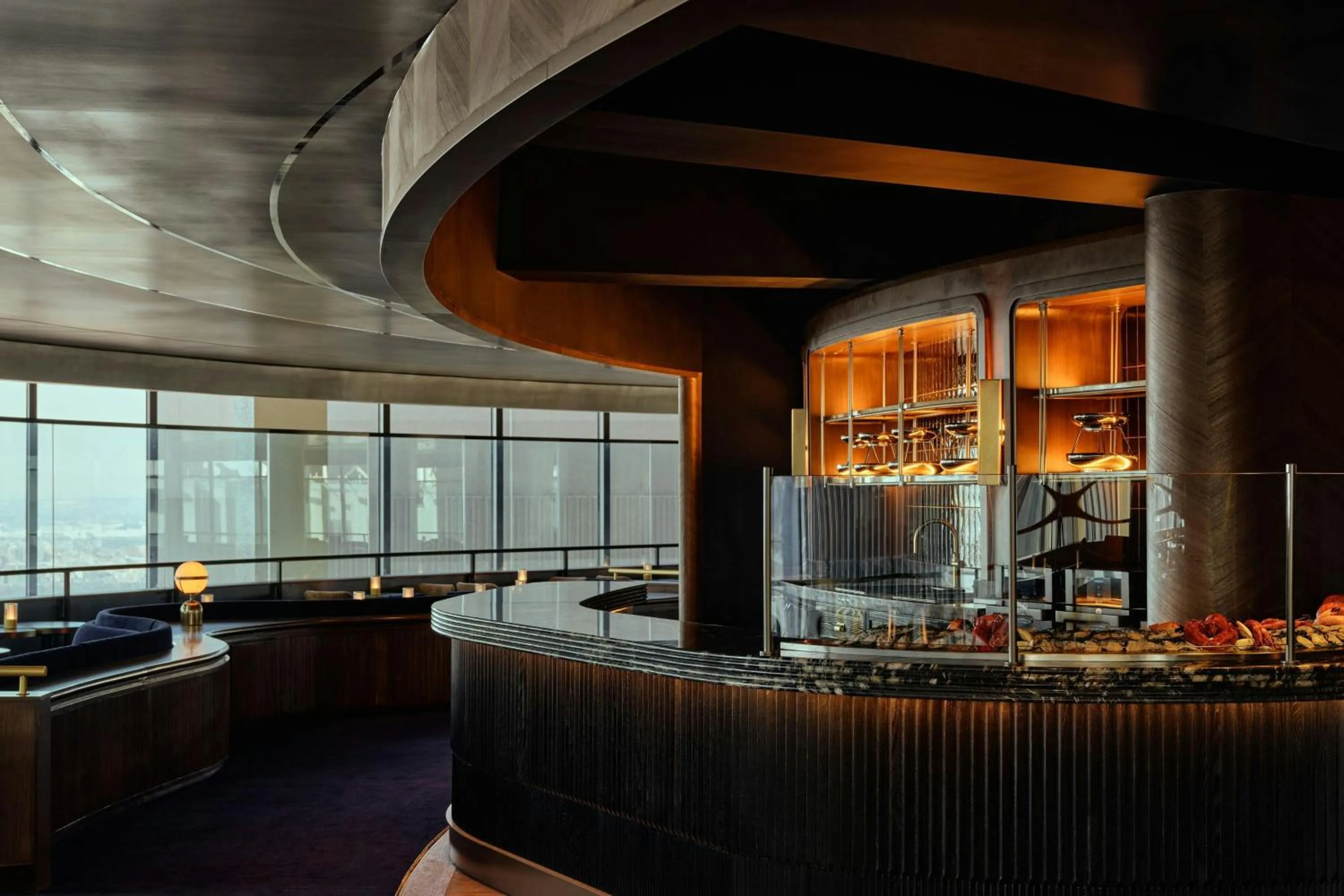 Restaurant/places to eat in New York Marriott Marquis