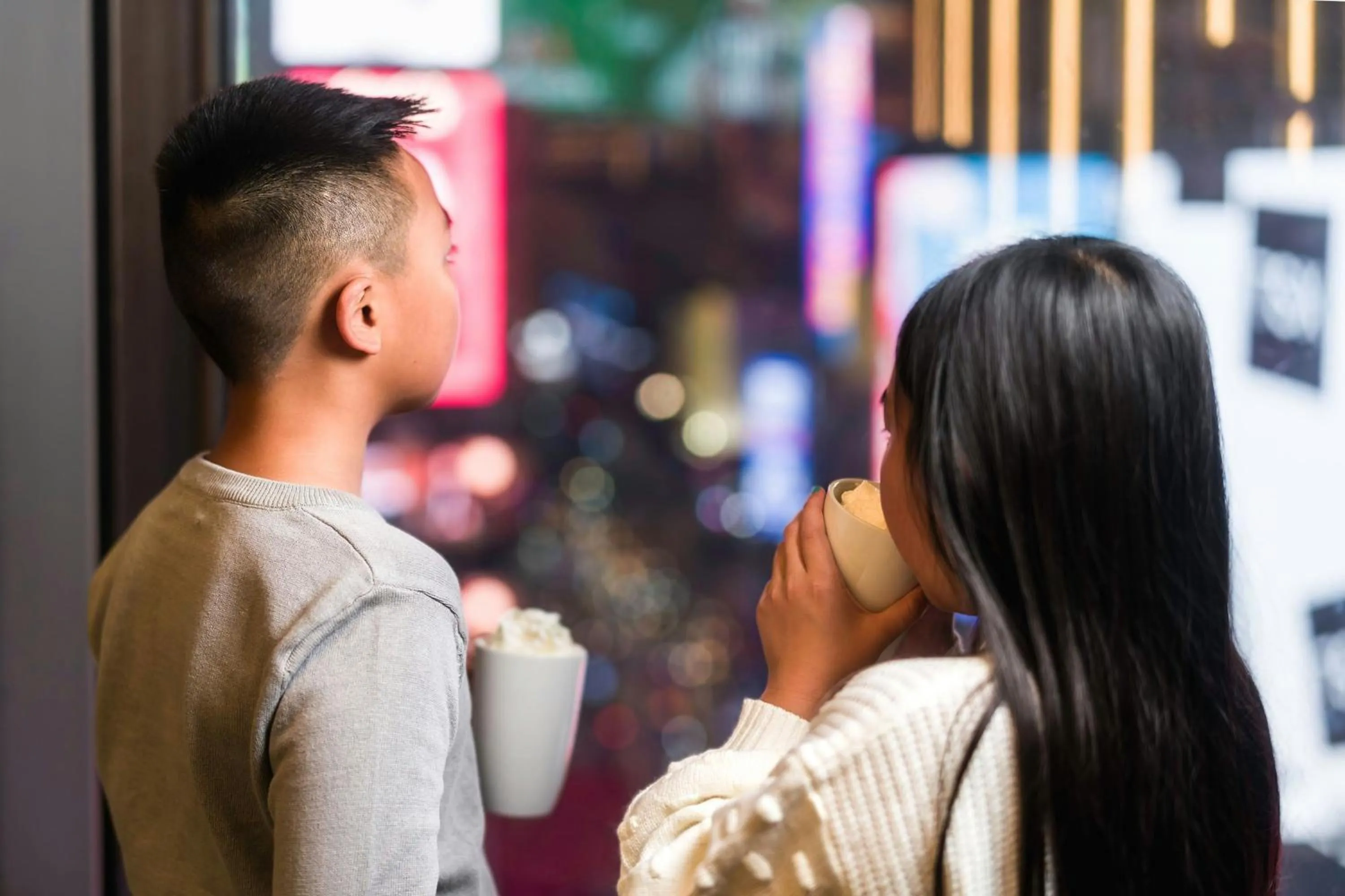 Lounge or bar in New York Marriott Marquis