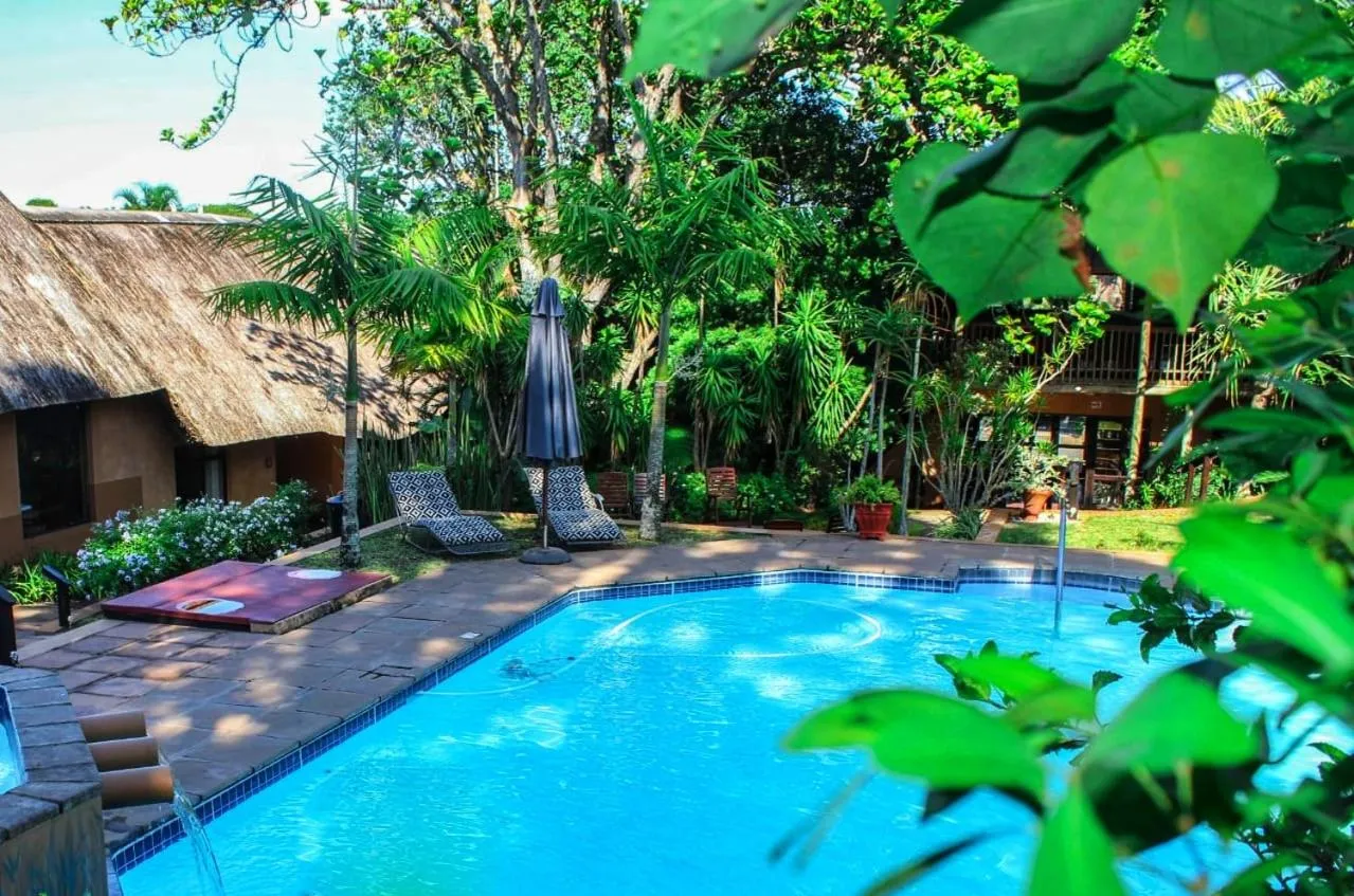 Garden view in AmaZulu Lodge