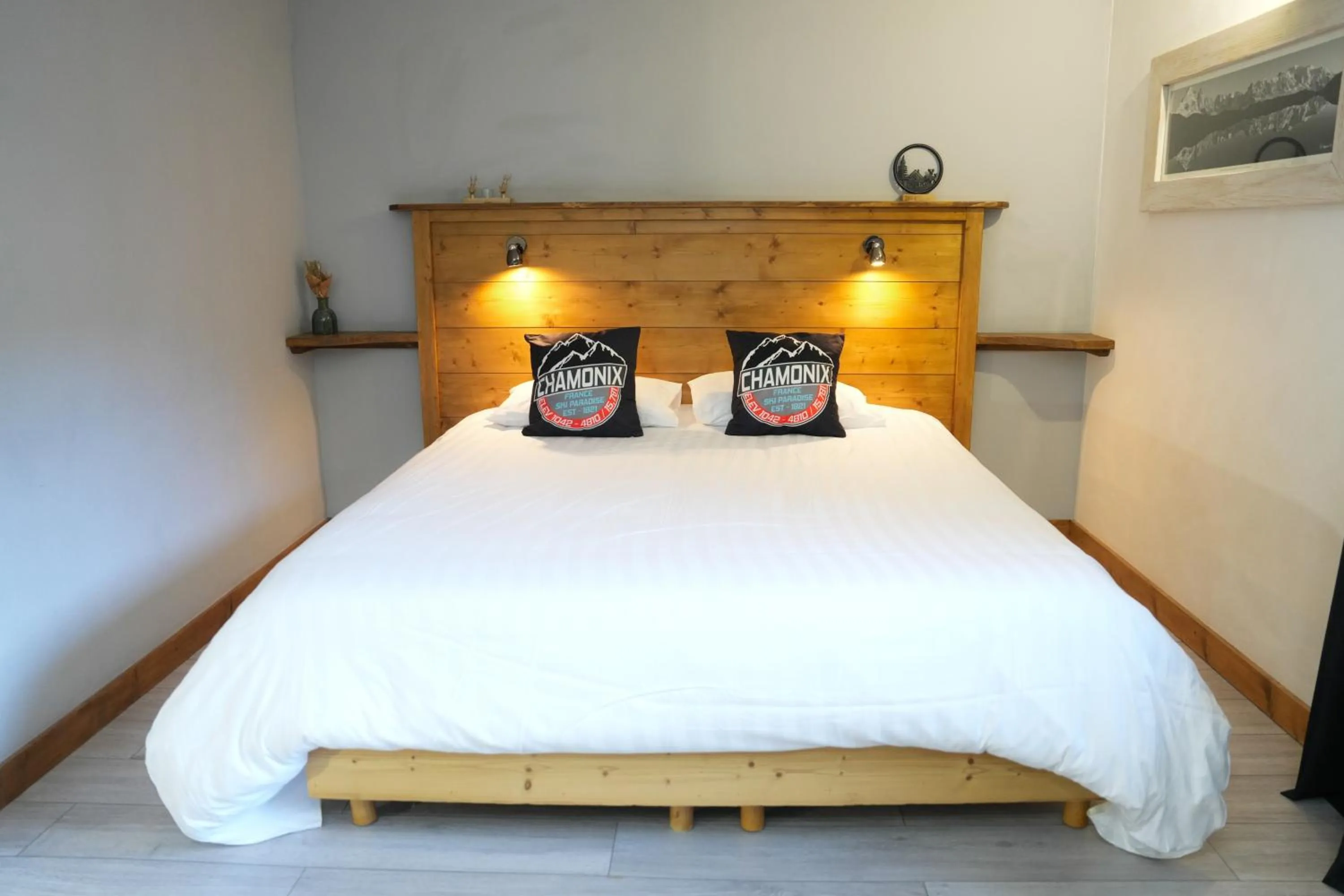 Bed in Fontaine du Mont Blanc Hotel & Spa