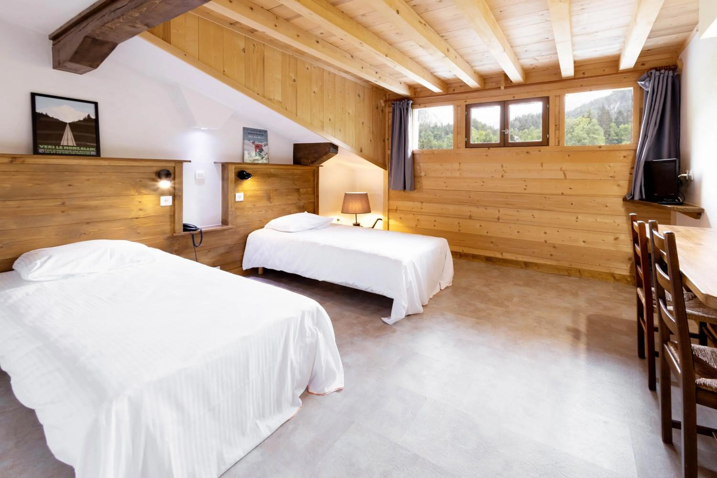 Bed in Fontaine du Mont Blanc Hotel & Spa