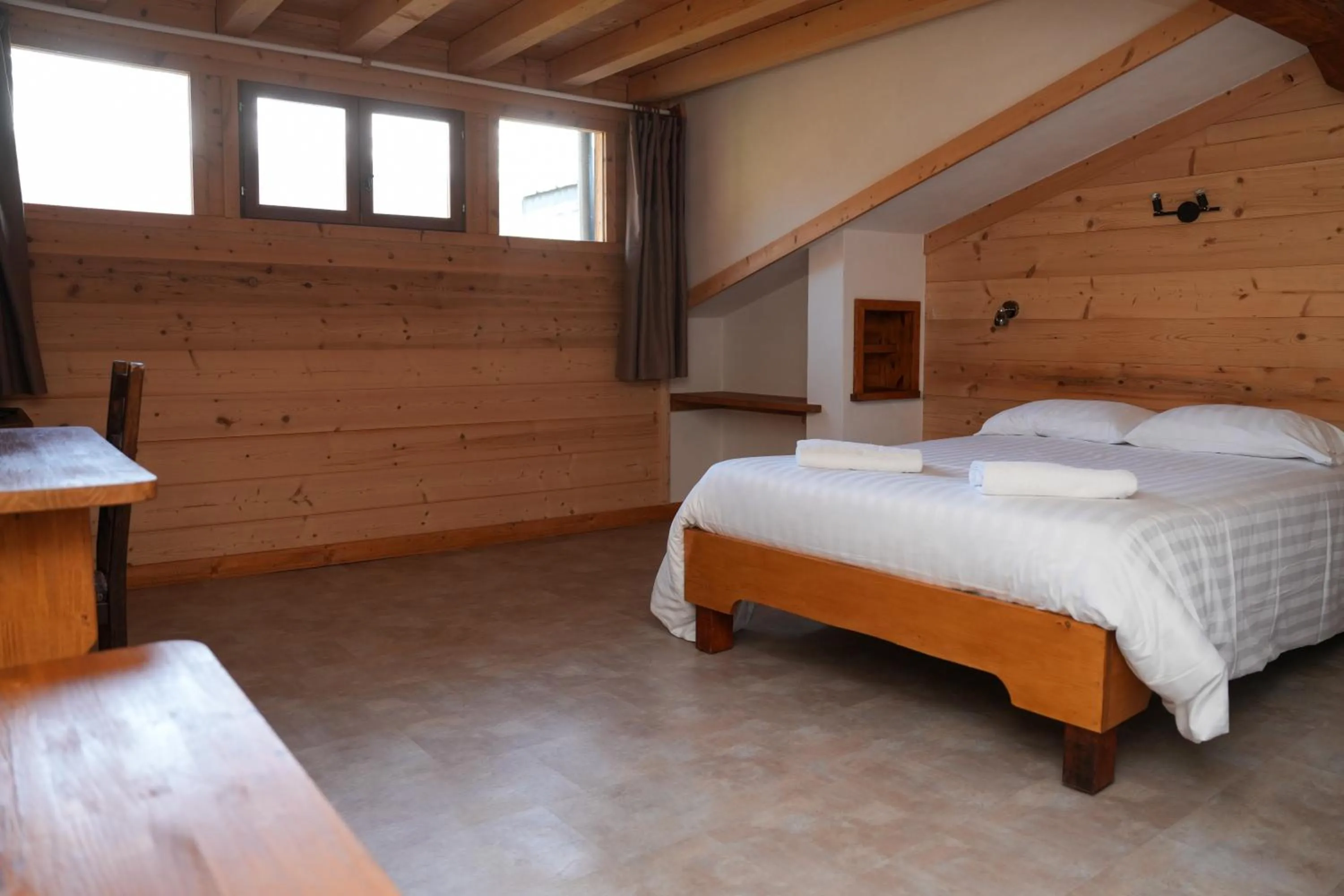 View (from property/room), Bed in Fontaine du Mont Blanc Hotel & Spa