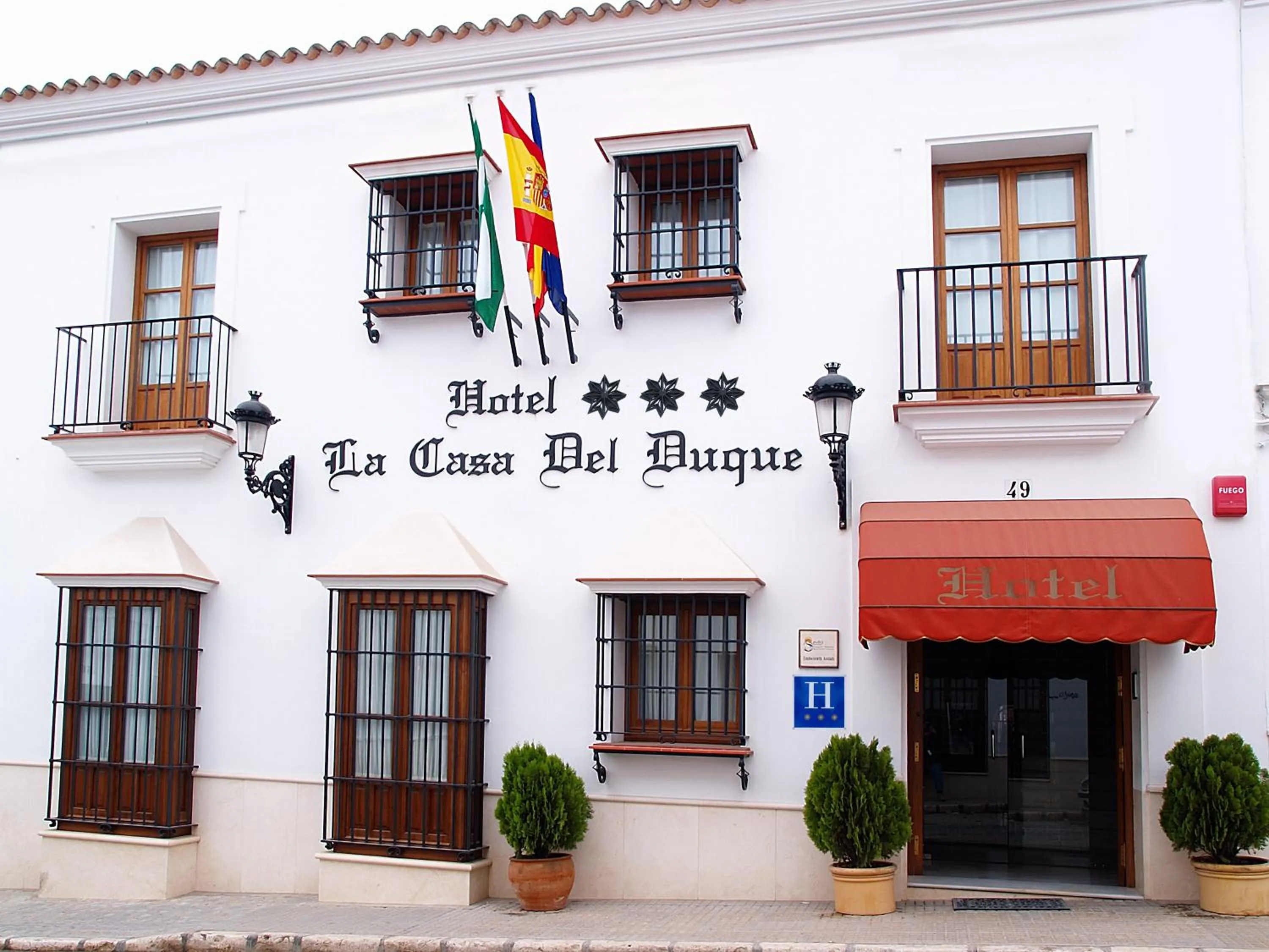 Facade/entrance in Hotel Las Casas del Duque