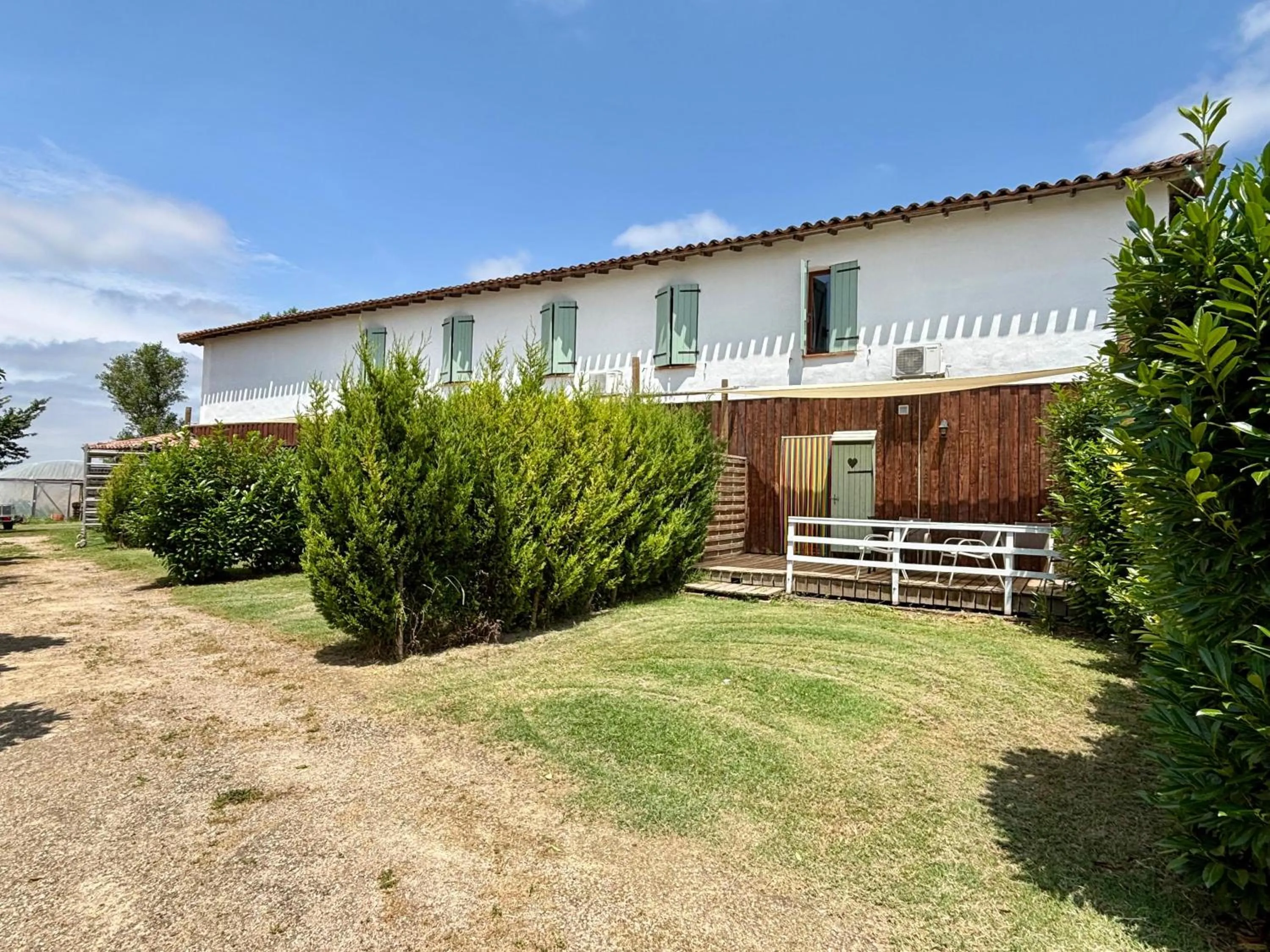 Balcony/Terrace in residence la Salamandre kamers