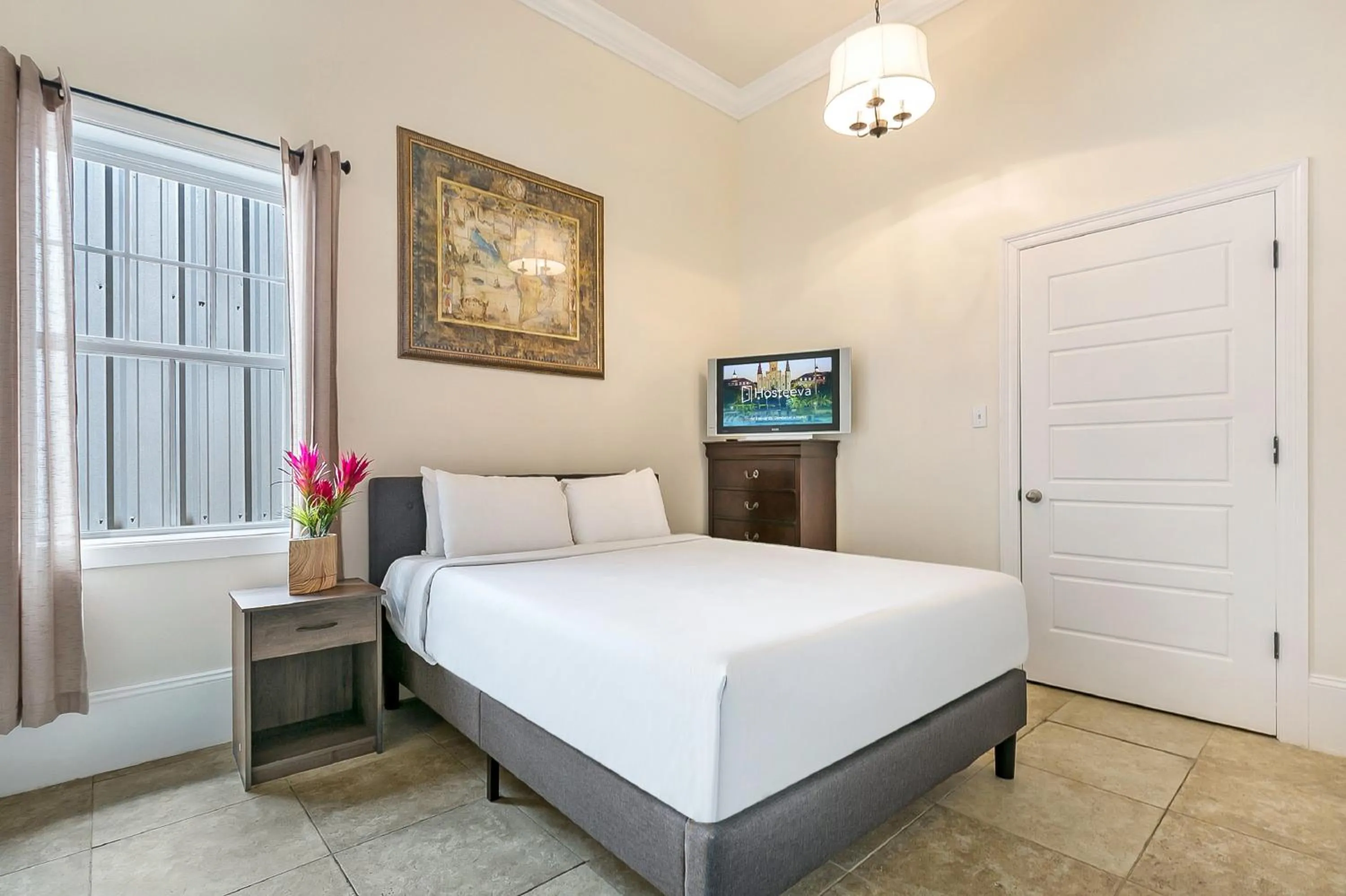 Bedroom, Bed in Urban Condos with Spacious Rooms & Amenities