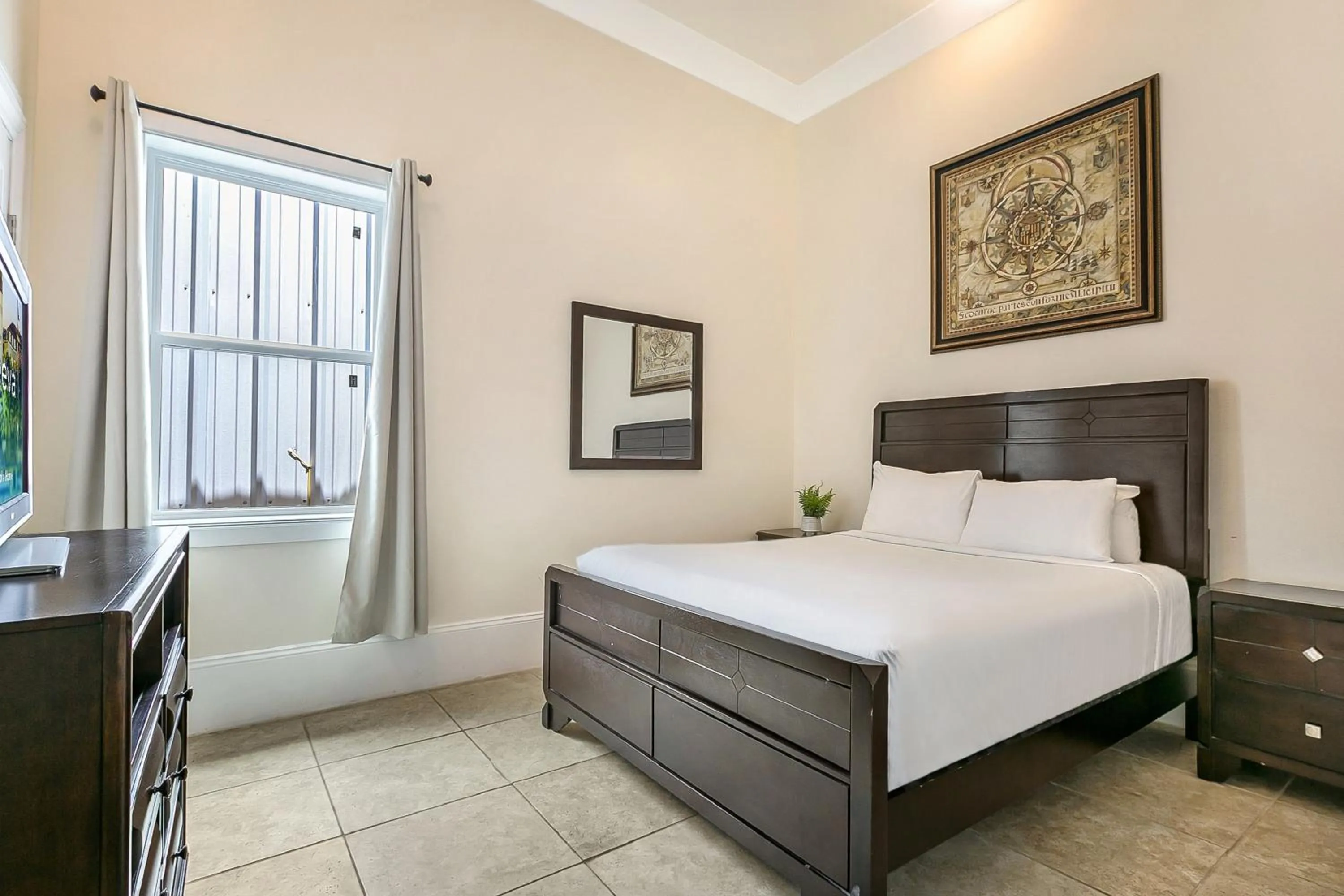 Bedroom, Bed in Urban Condos with Spacious Rooms & Amenities