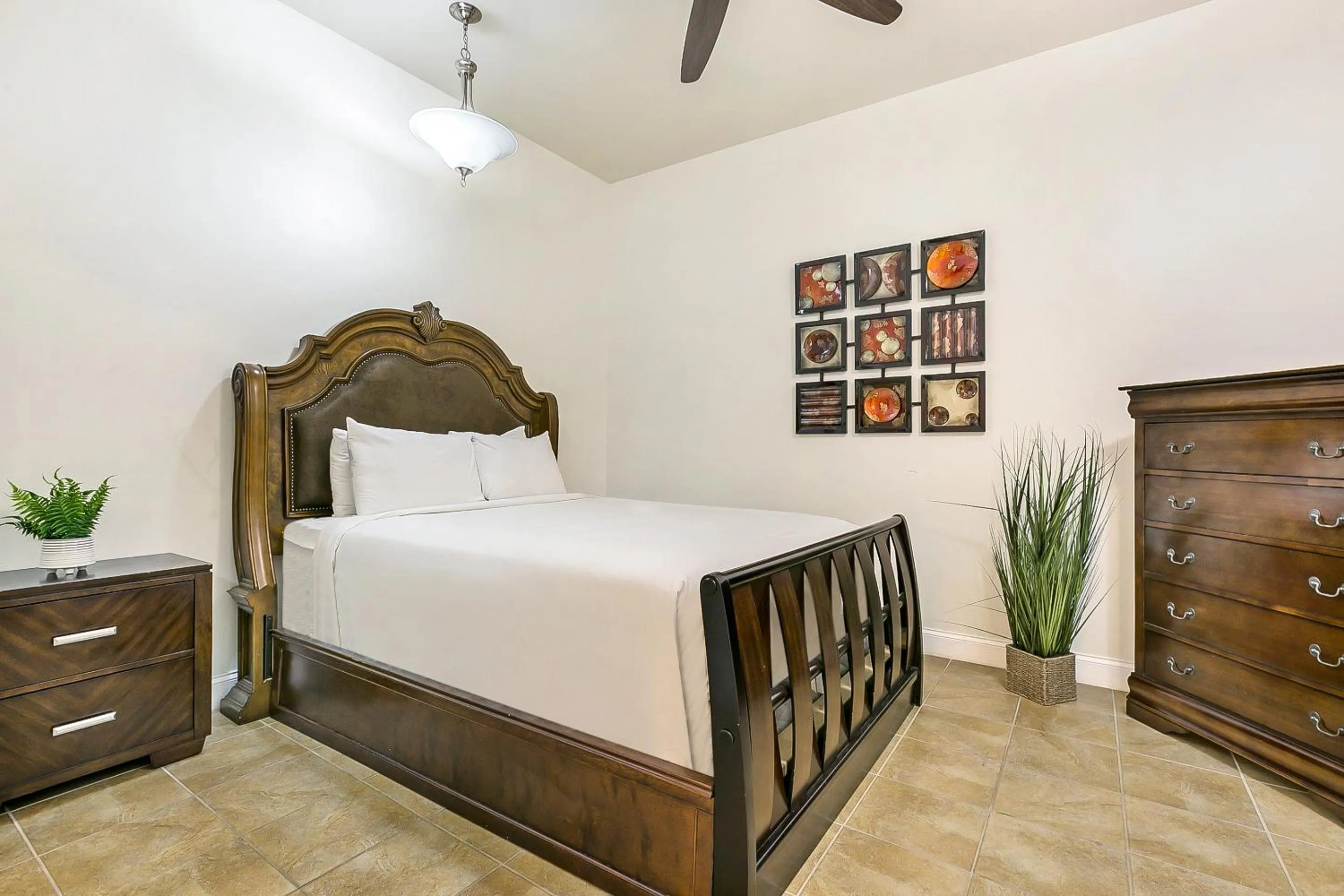 Bedroom, Bed in Urban Condos with Spacious Rooms & Amenities