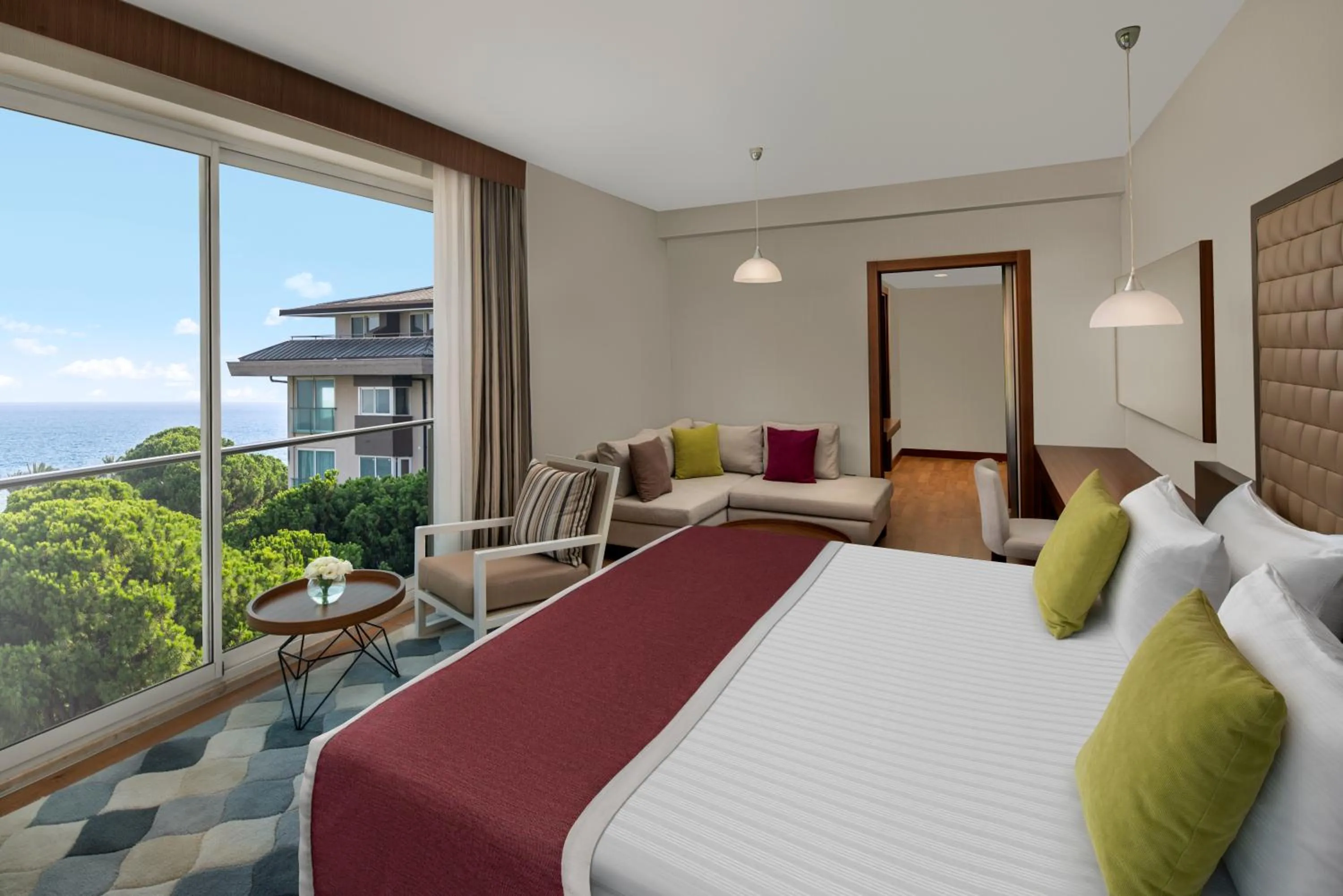 Bed in Papillon Ayscha Resort & Spa