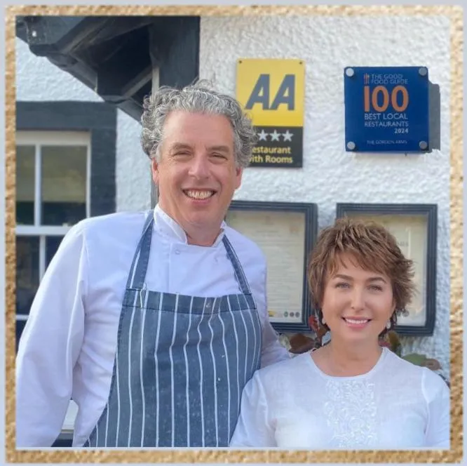 Property logo or sign in The Gordon Arms Restaurant with Rooms