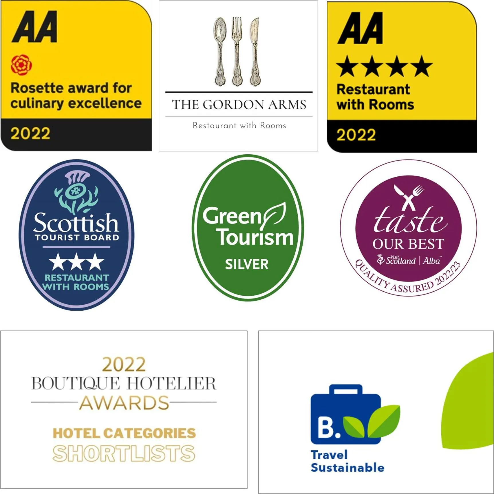 Property building in The Gordon Arms Restaurant with Rooms