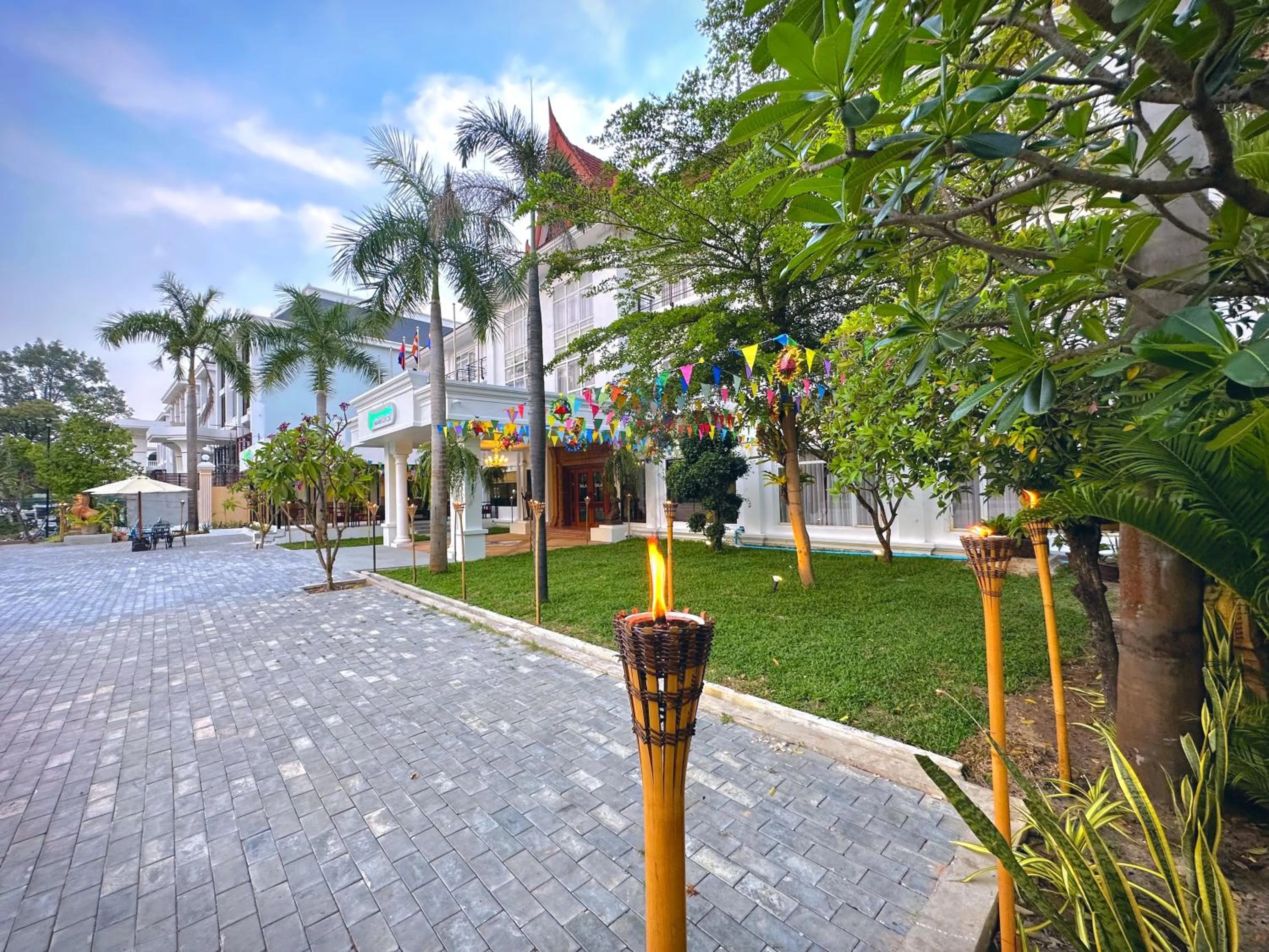 Facade/entrance in Sala Siem Reap Hotel