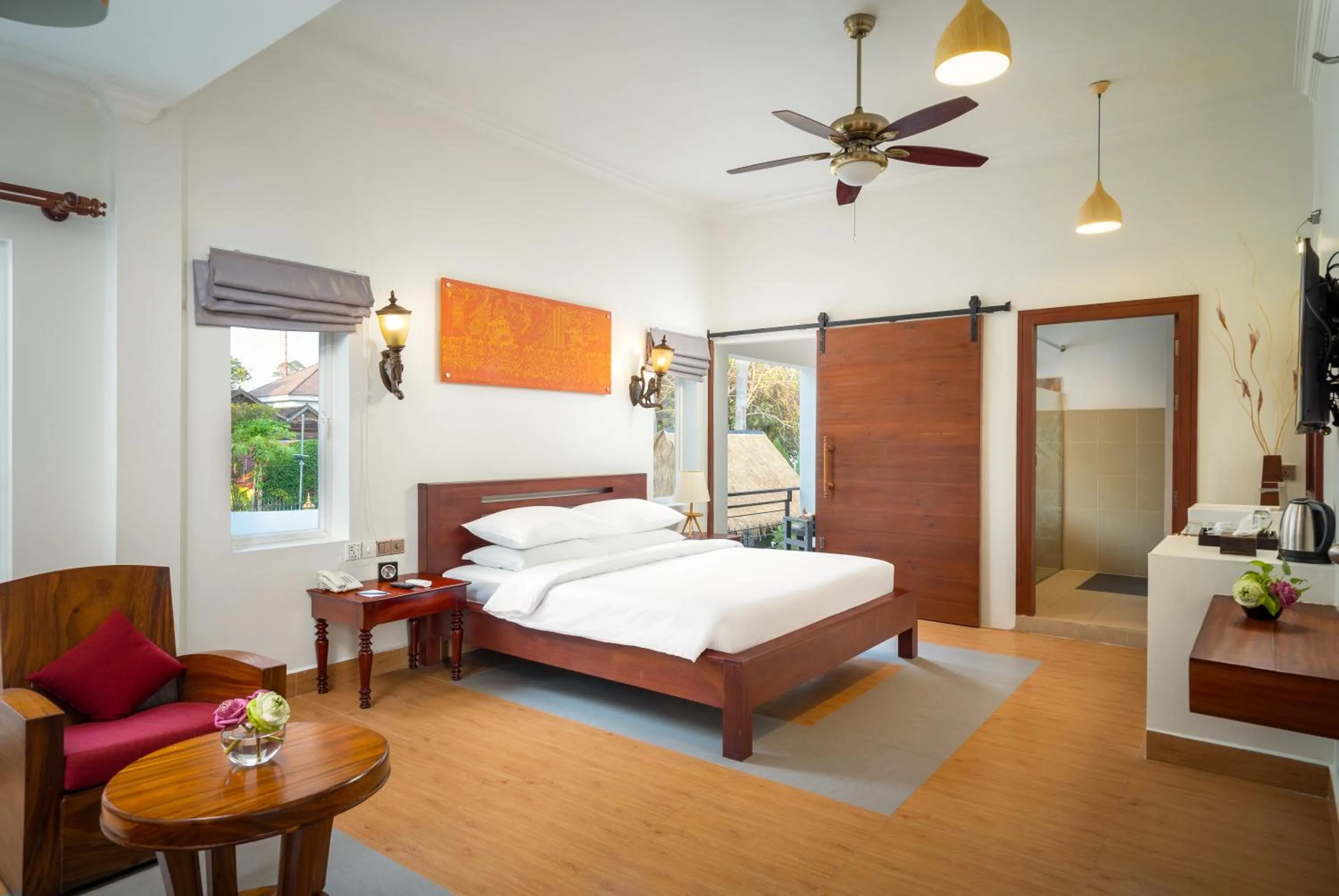 Bed in Sala Siem Reap Hotel