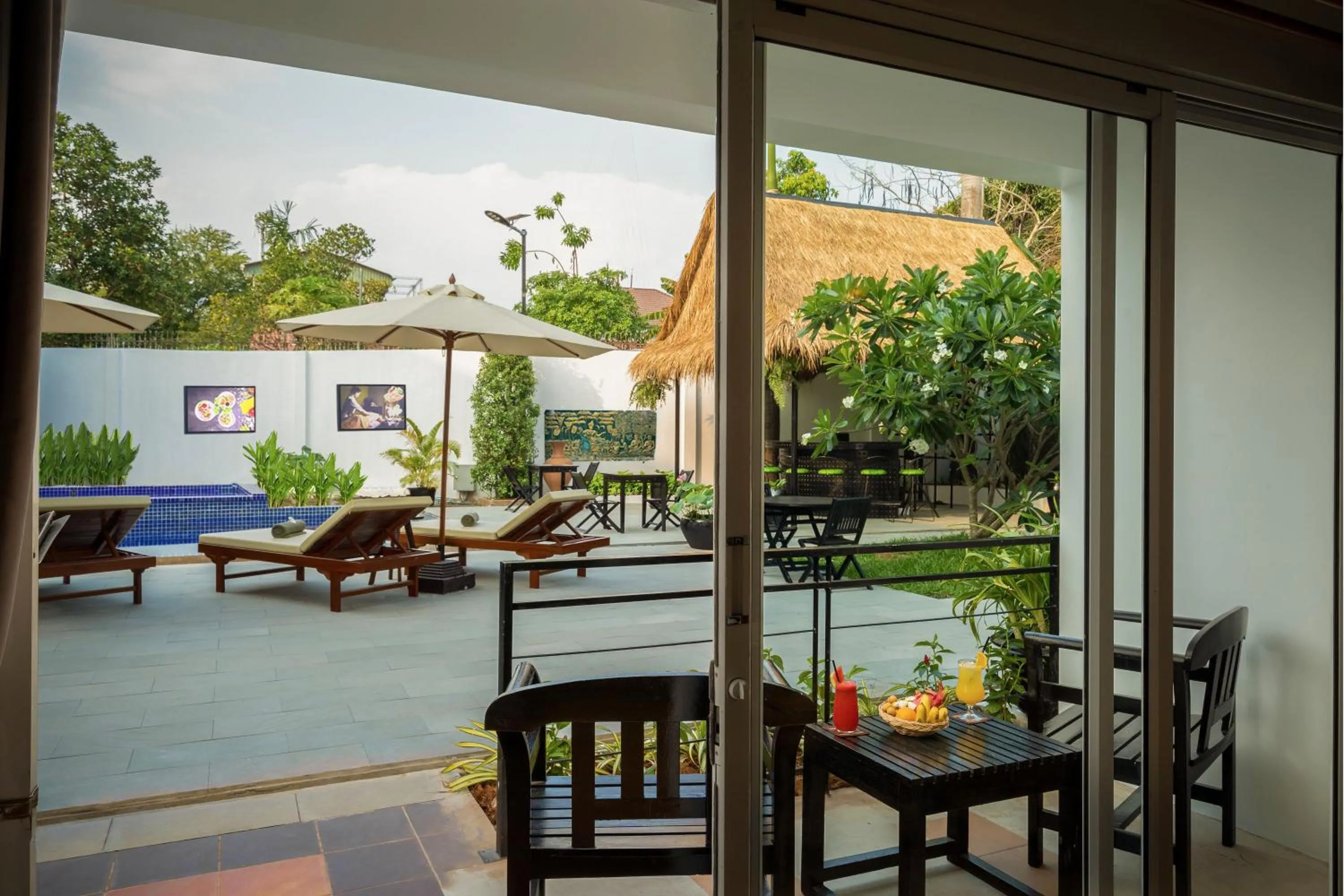 Patio in Sala Siem Reap Hotel