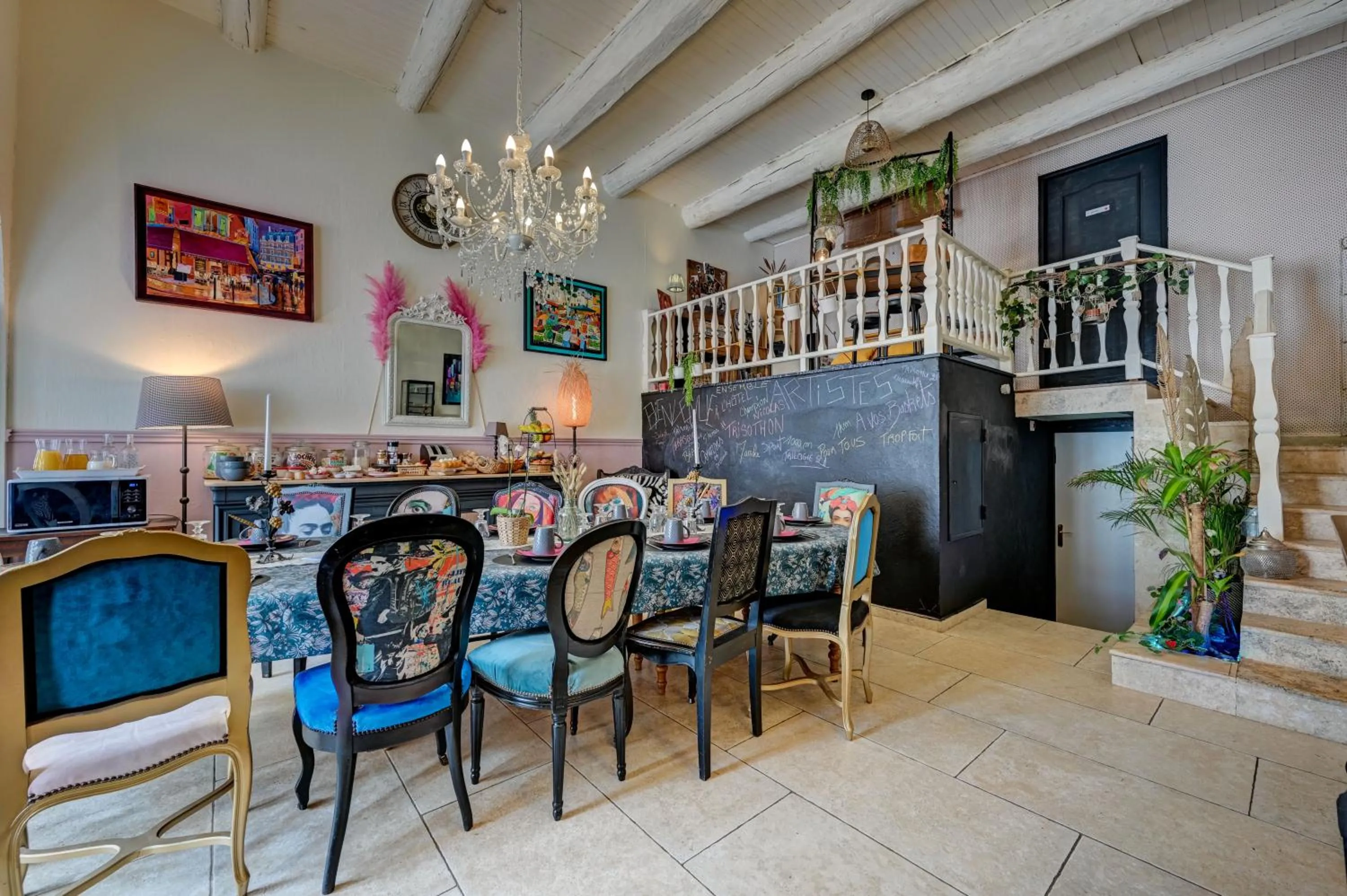 Living room in Hotel Des Artistes