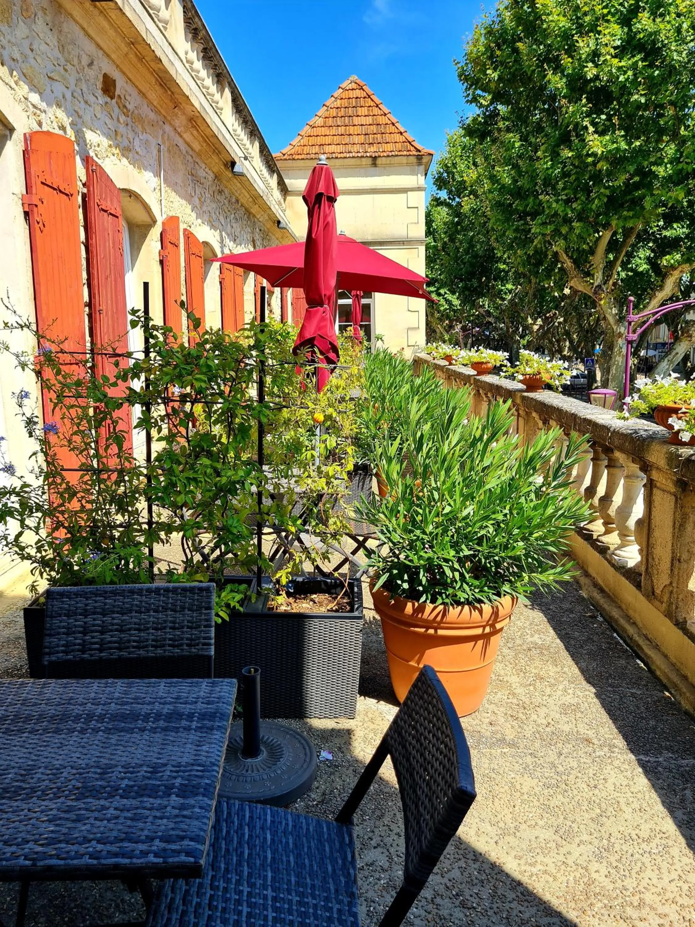 Patio in Hotel Des Artistes