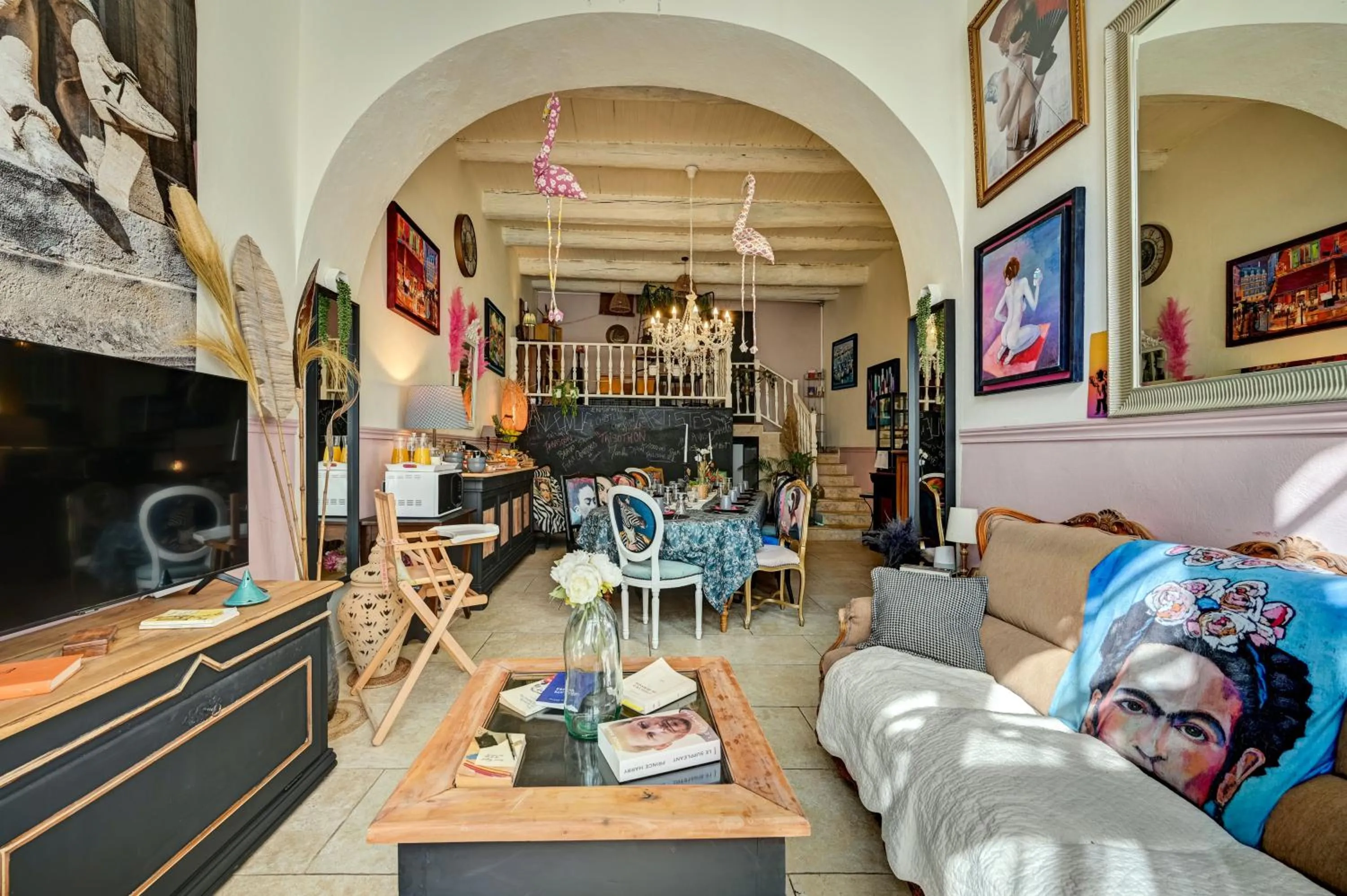 Living room in Hotel Des Artistes