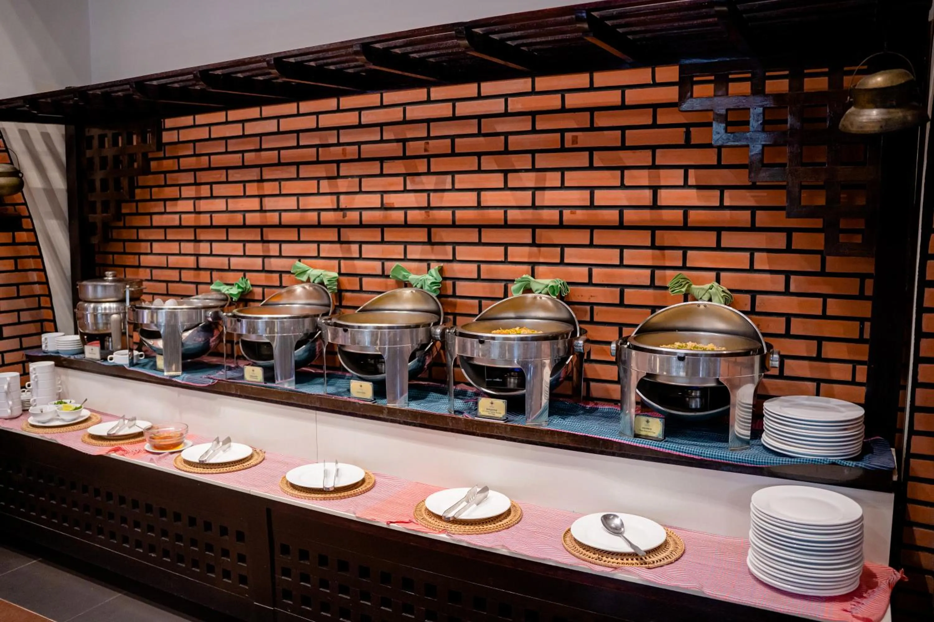 Buffet breakfast in Sokchea Angkor Hotel