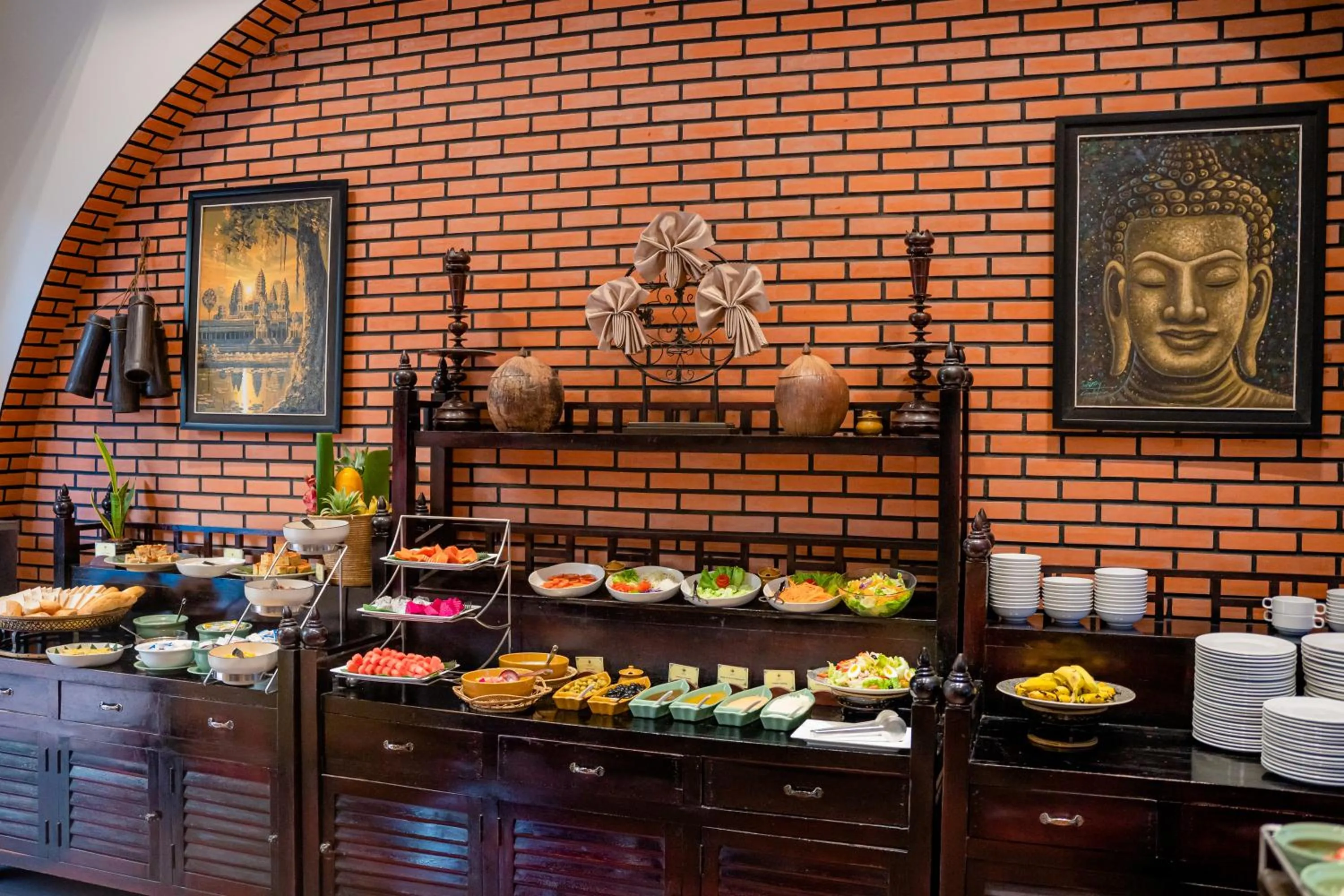 Breakfast in Sokchea Angkor Hotel