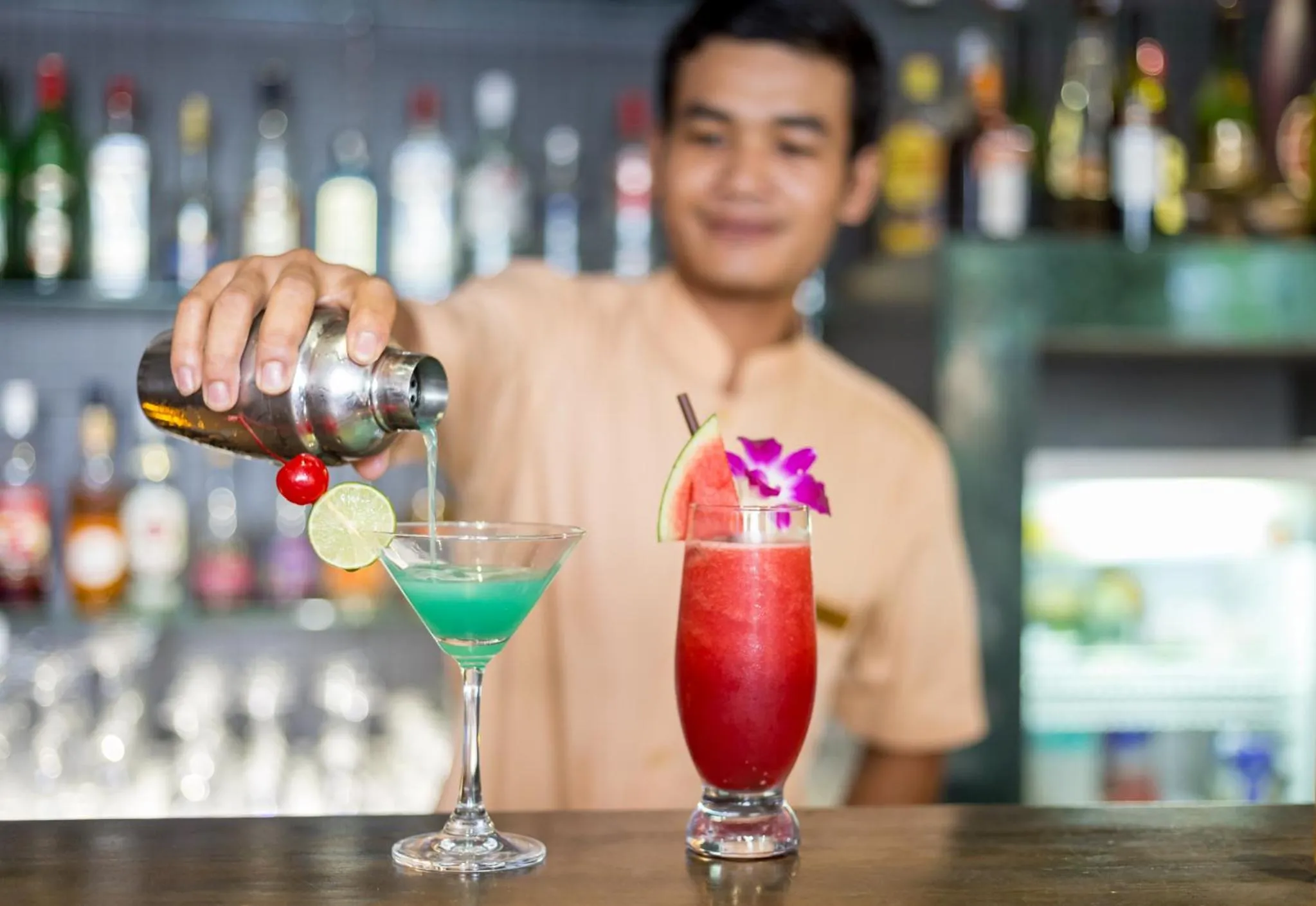 Lounge or bar in Sokchea Angkor Hotel