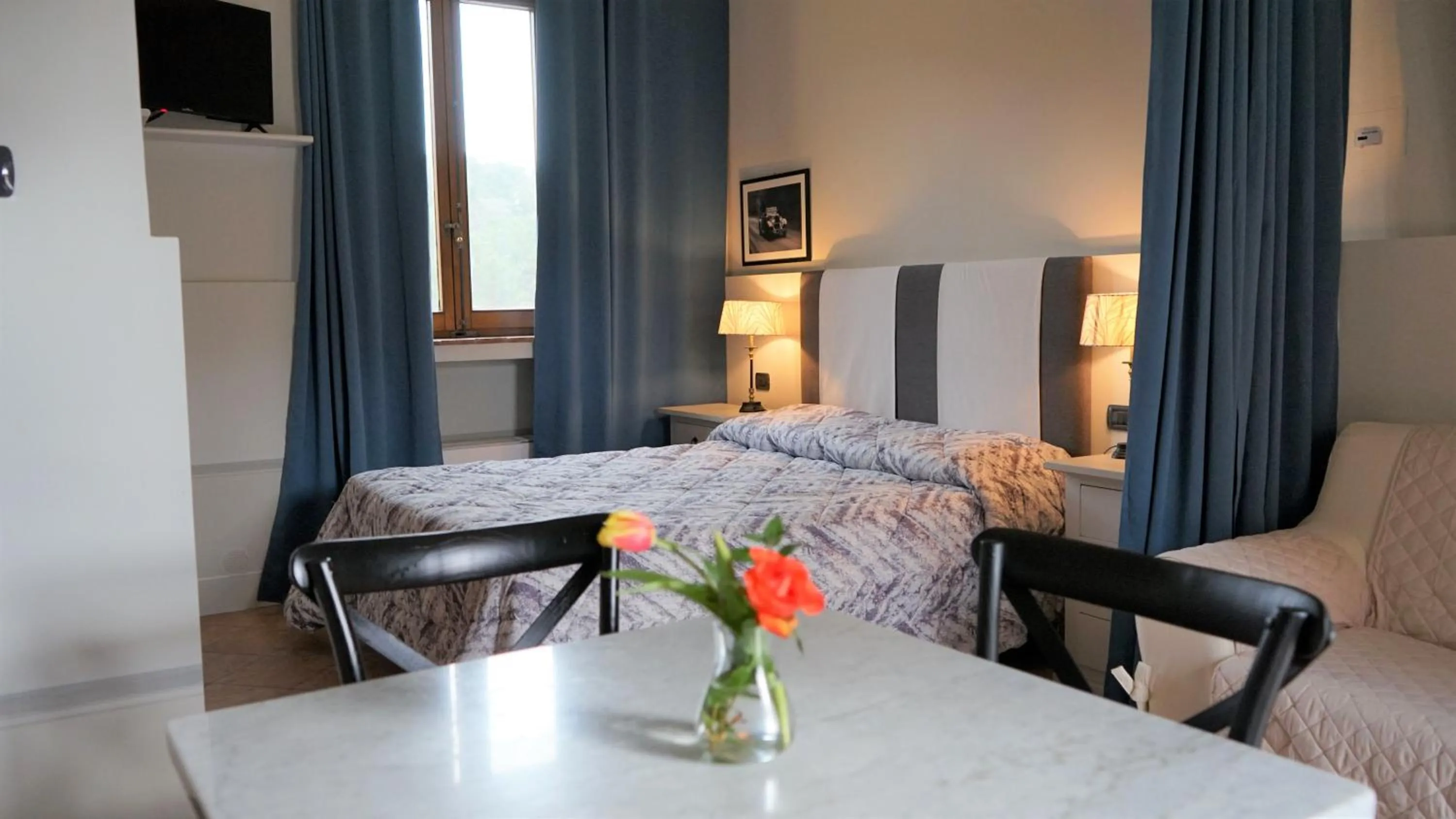 Bed in La Torre wine resort