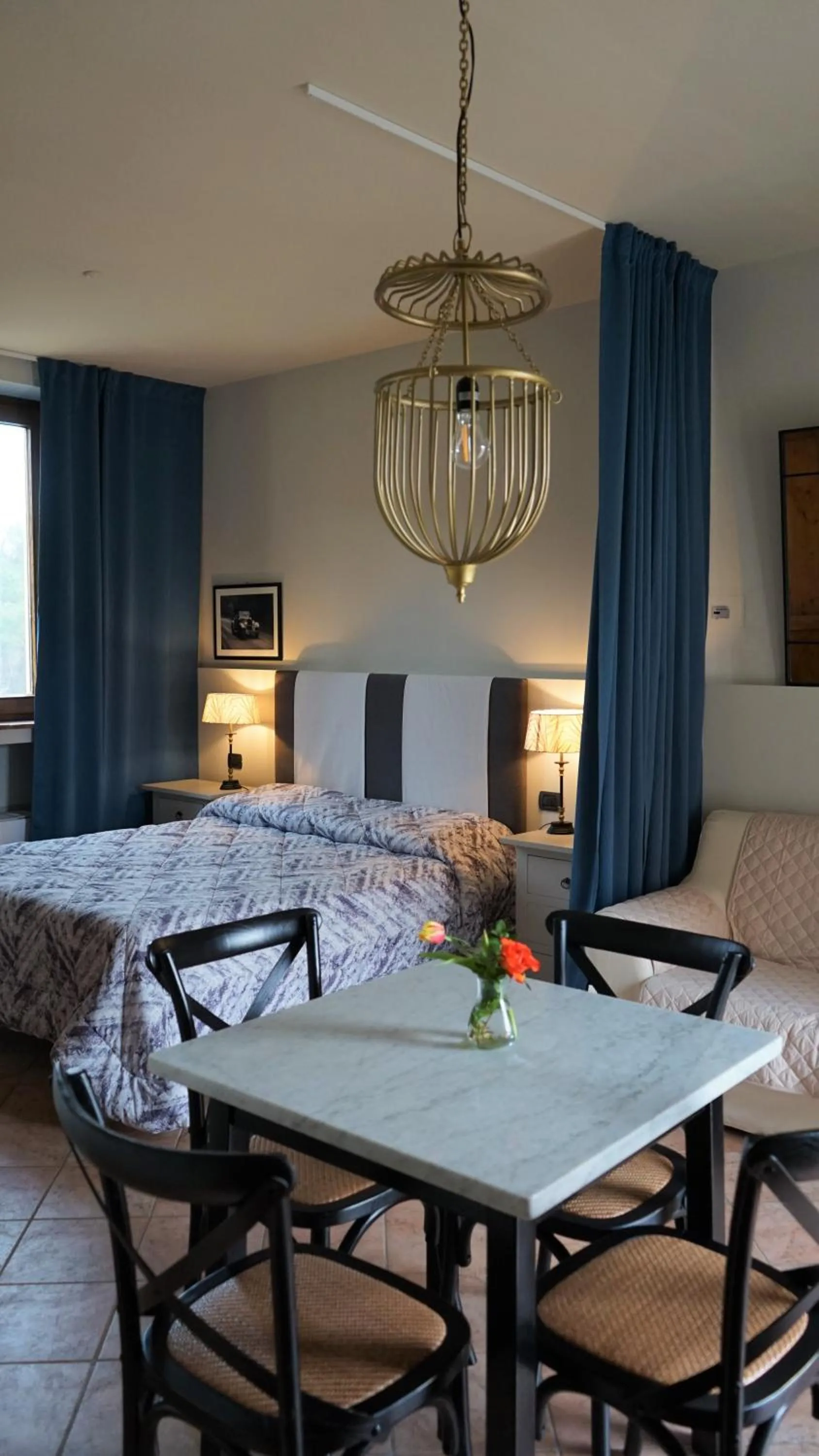 Bed in La Torre wine resort