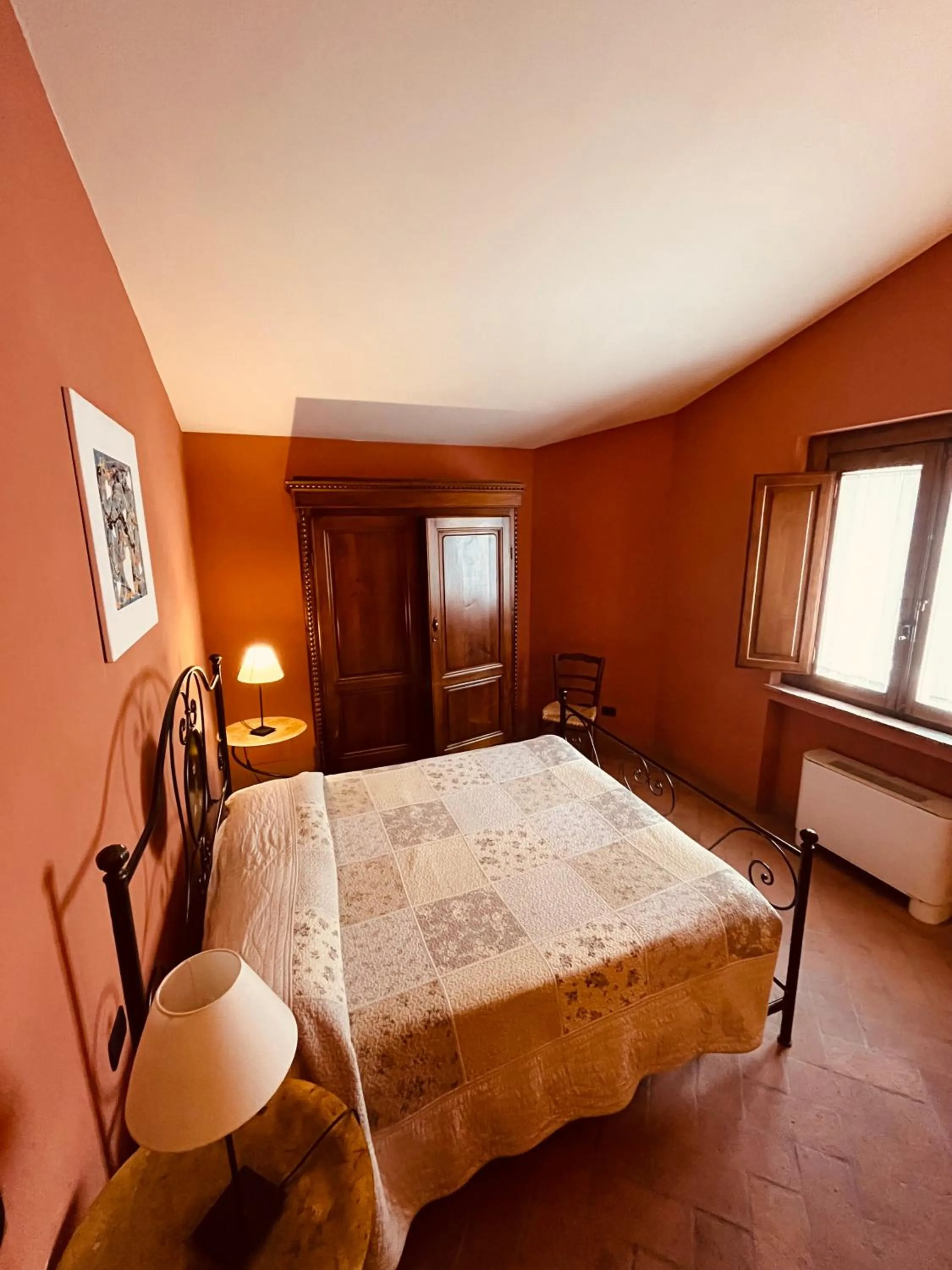 Bed in La Torre wine resort