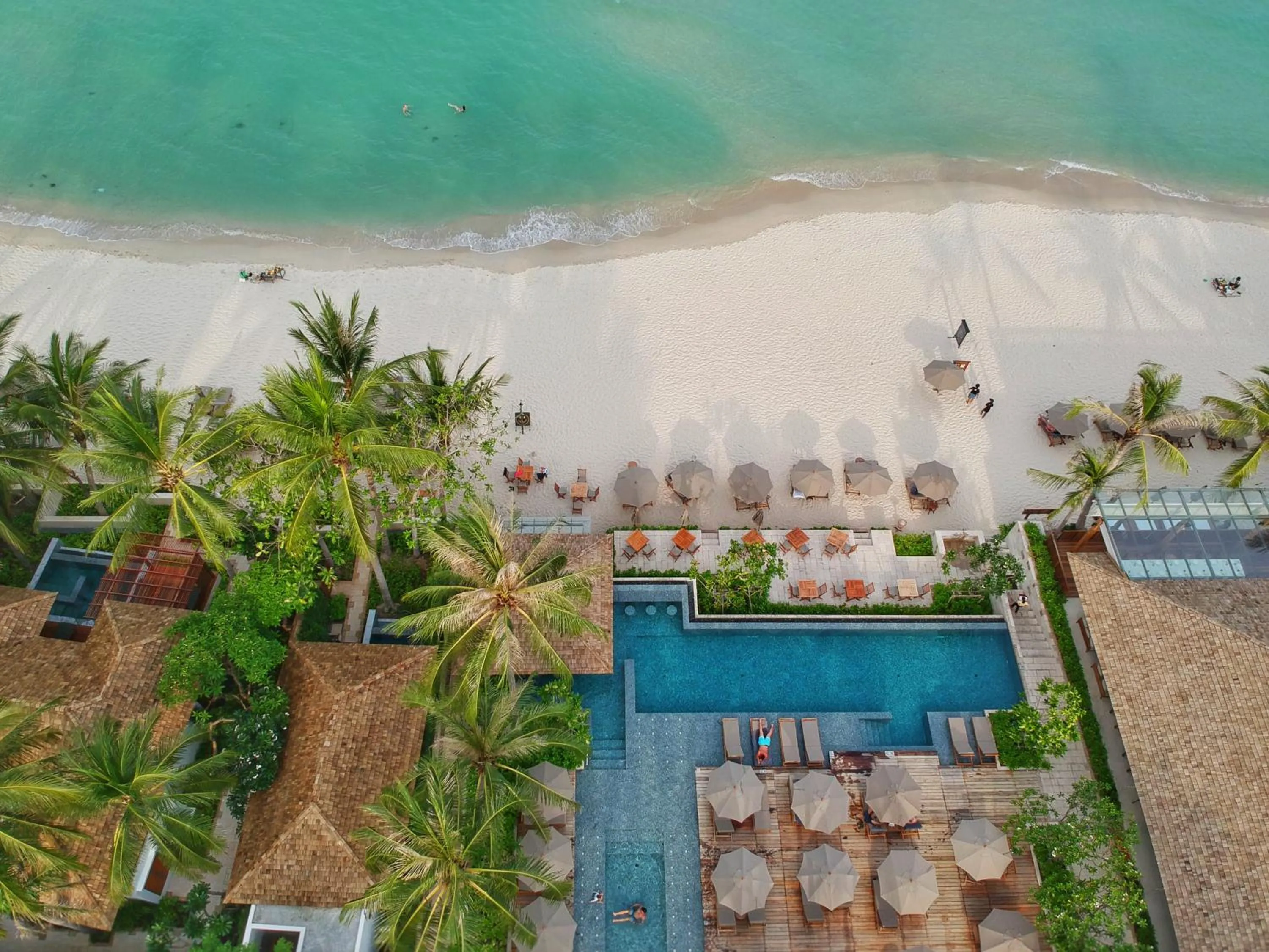 Bird's eye view in Banana Fan Sea Resort