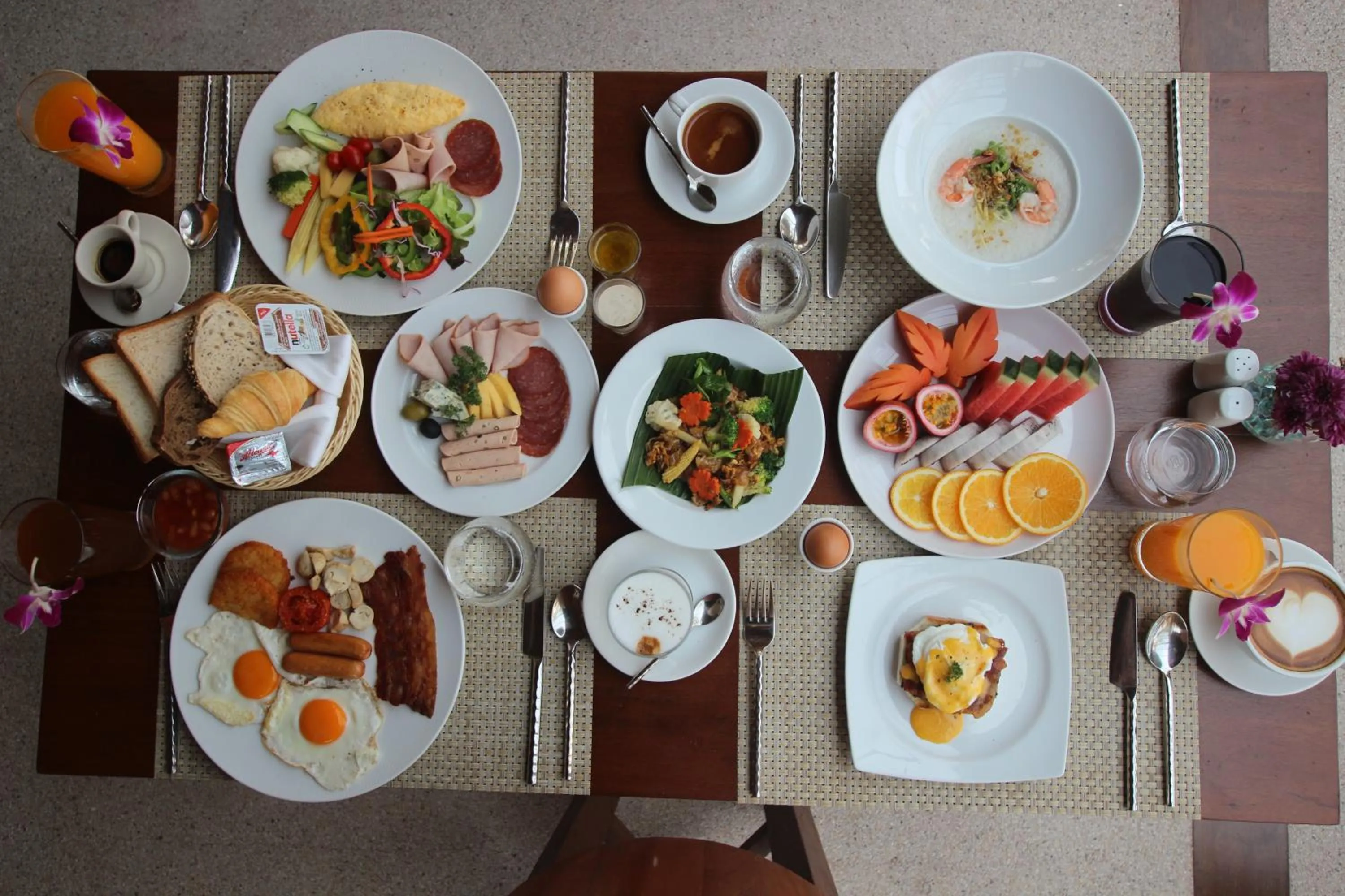 Breakfast in Banana Fan Sea Resort