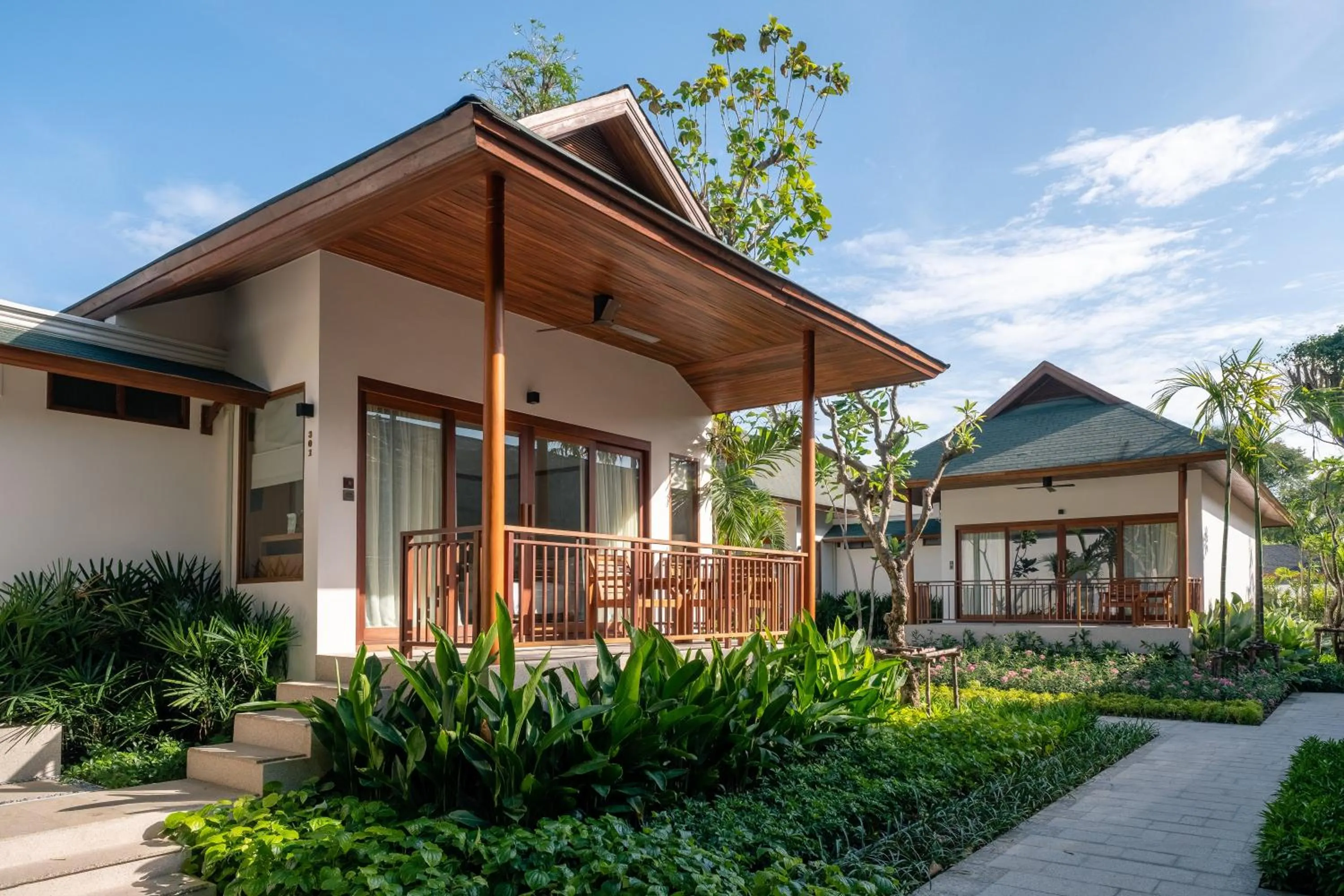 Garden in Banana Fan Sea Resort