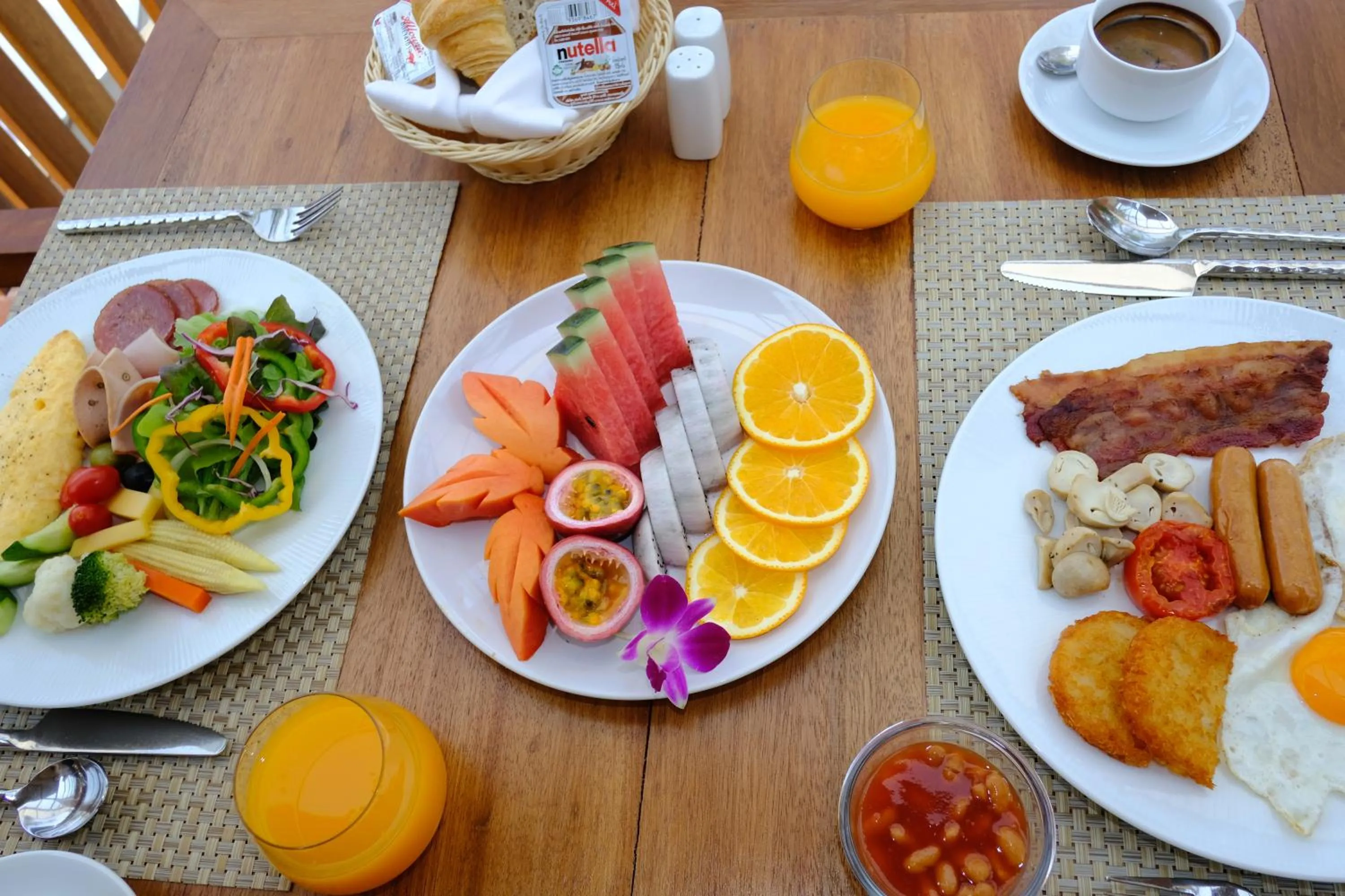 Breakfast in Banana Fan Sea Resort