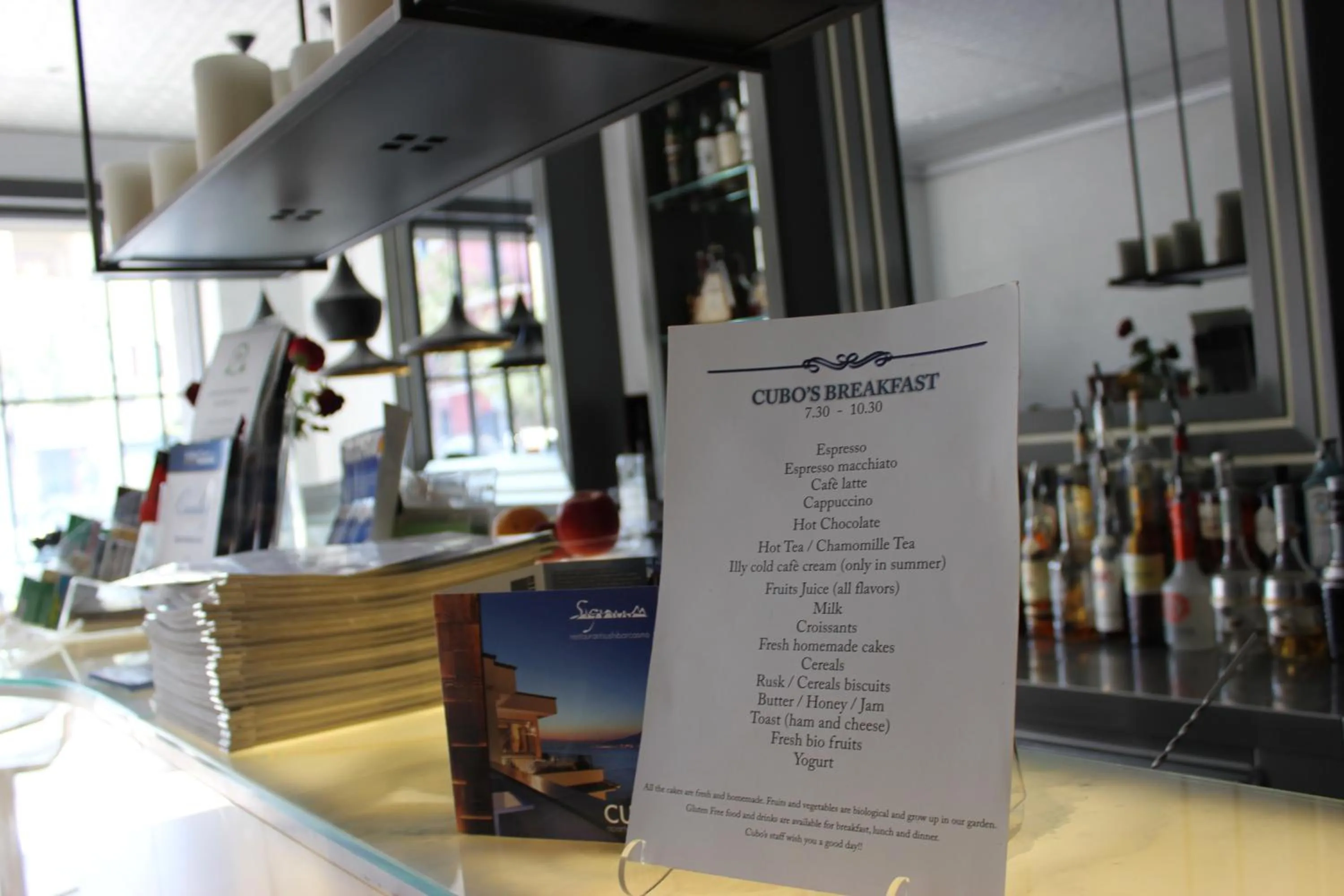 Continental breakfast in Cubo Apartments