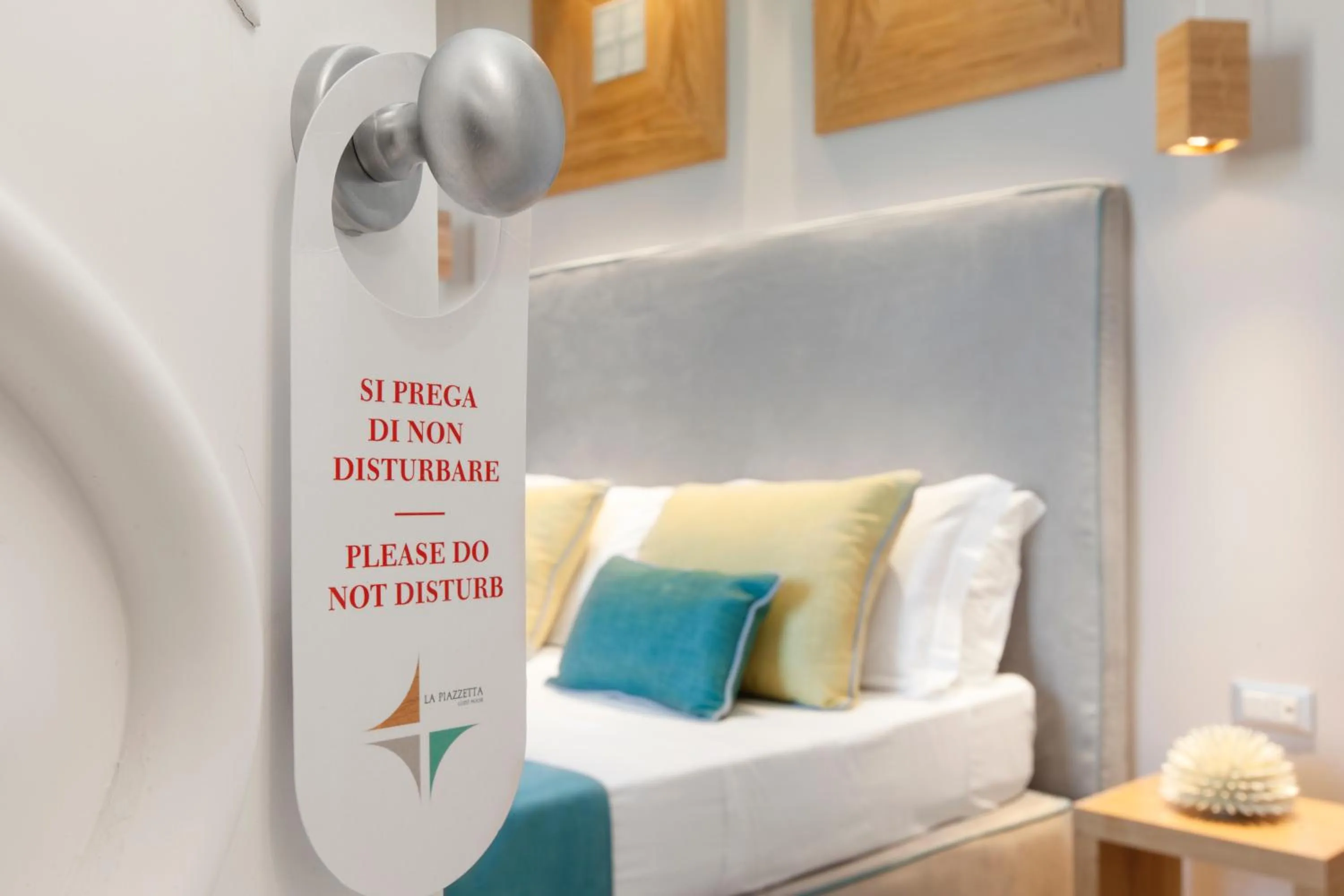 Decorative detail, Bed in La Piazzetta Guest House