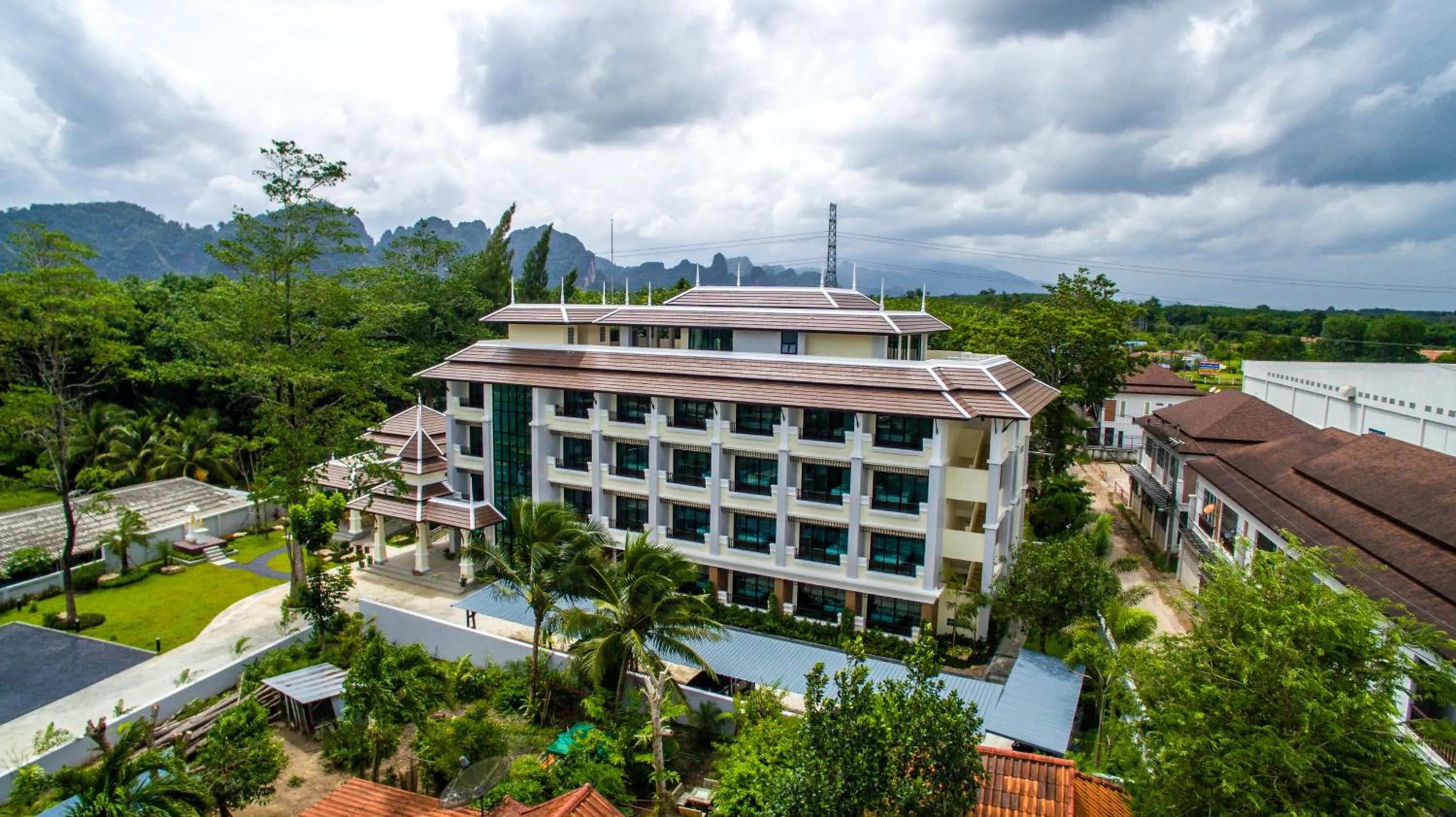 Bird's eye view in Wanarom Residence Hotel